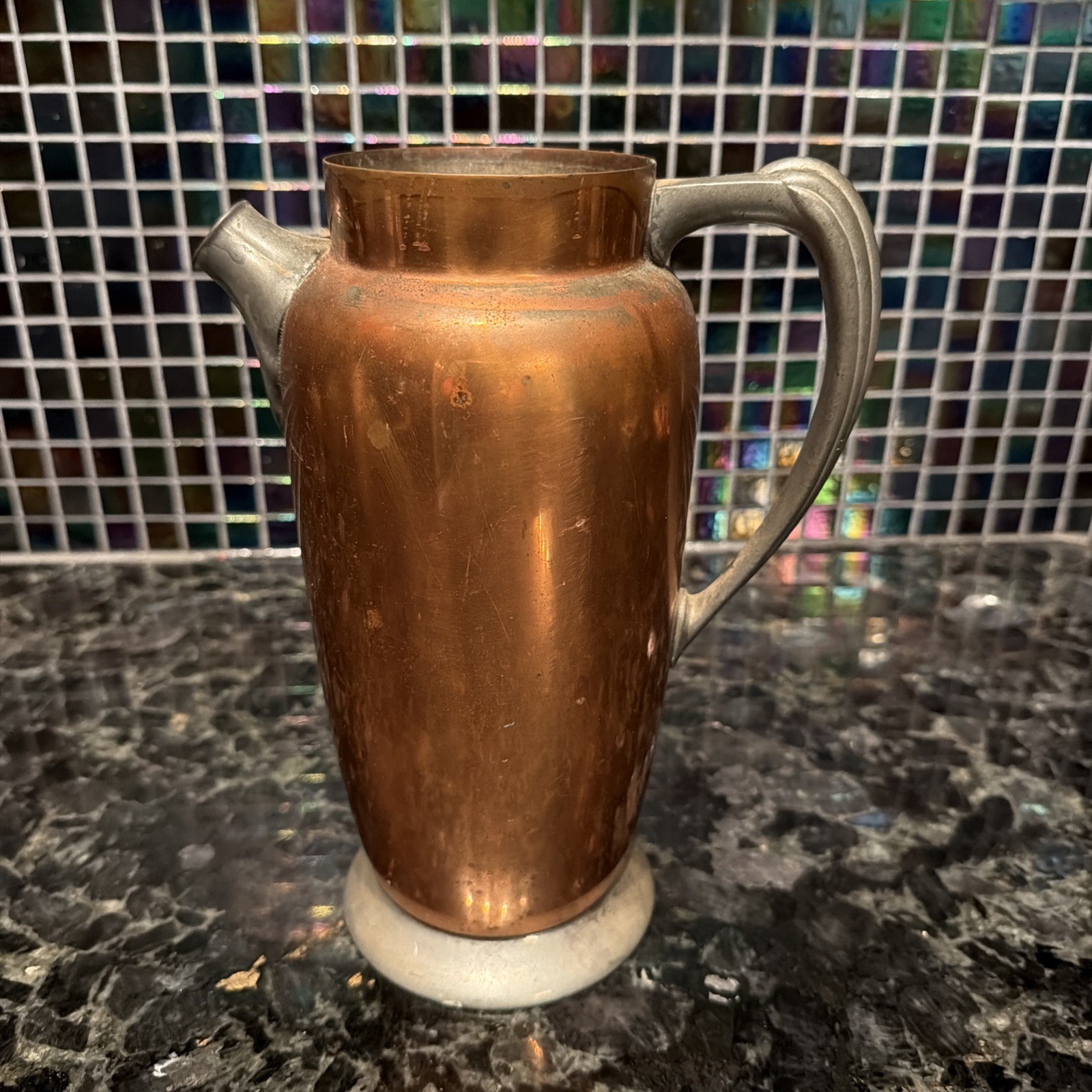 Vintage Viking Copper M.S. CO Pitcher #144- 3 Pts. 9.5”