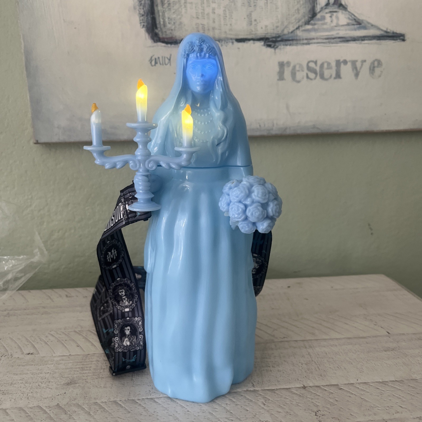 Disneyland Haunted Mansion Light Up Ghost Bride Sipper Cup