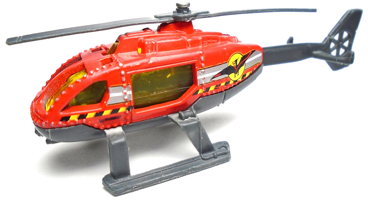 2014 MATCHBOX DINO ADVENTURE RESCUE HELICOPTER RED DIECAST 3\