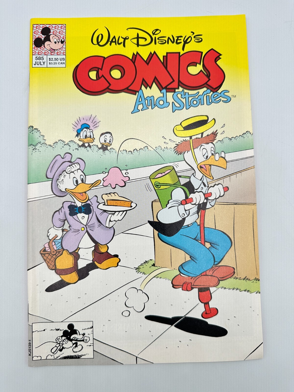 Walt Disney’s Comics and Stories #585 Gladstone 1991 Donald Duck