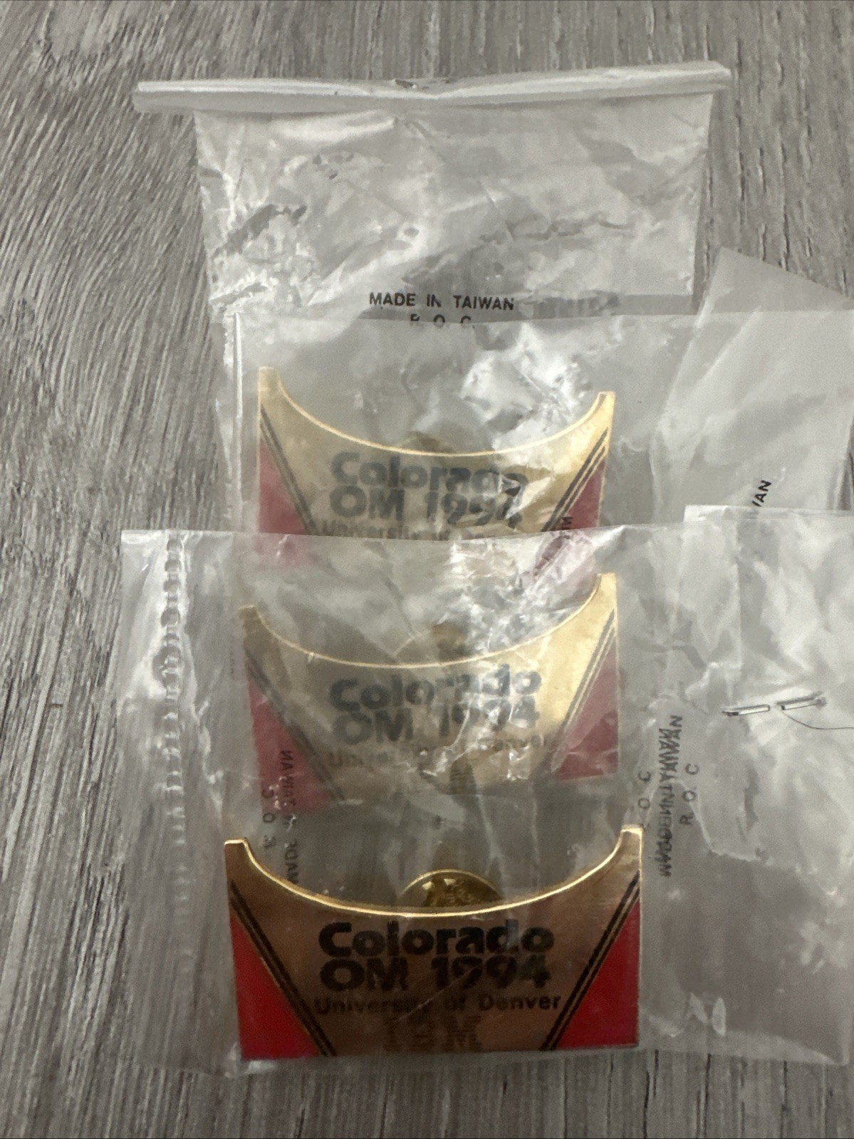 Odyssey Of The Mind Pins Colorado Vintage Lot 1993 