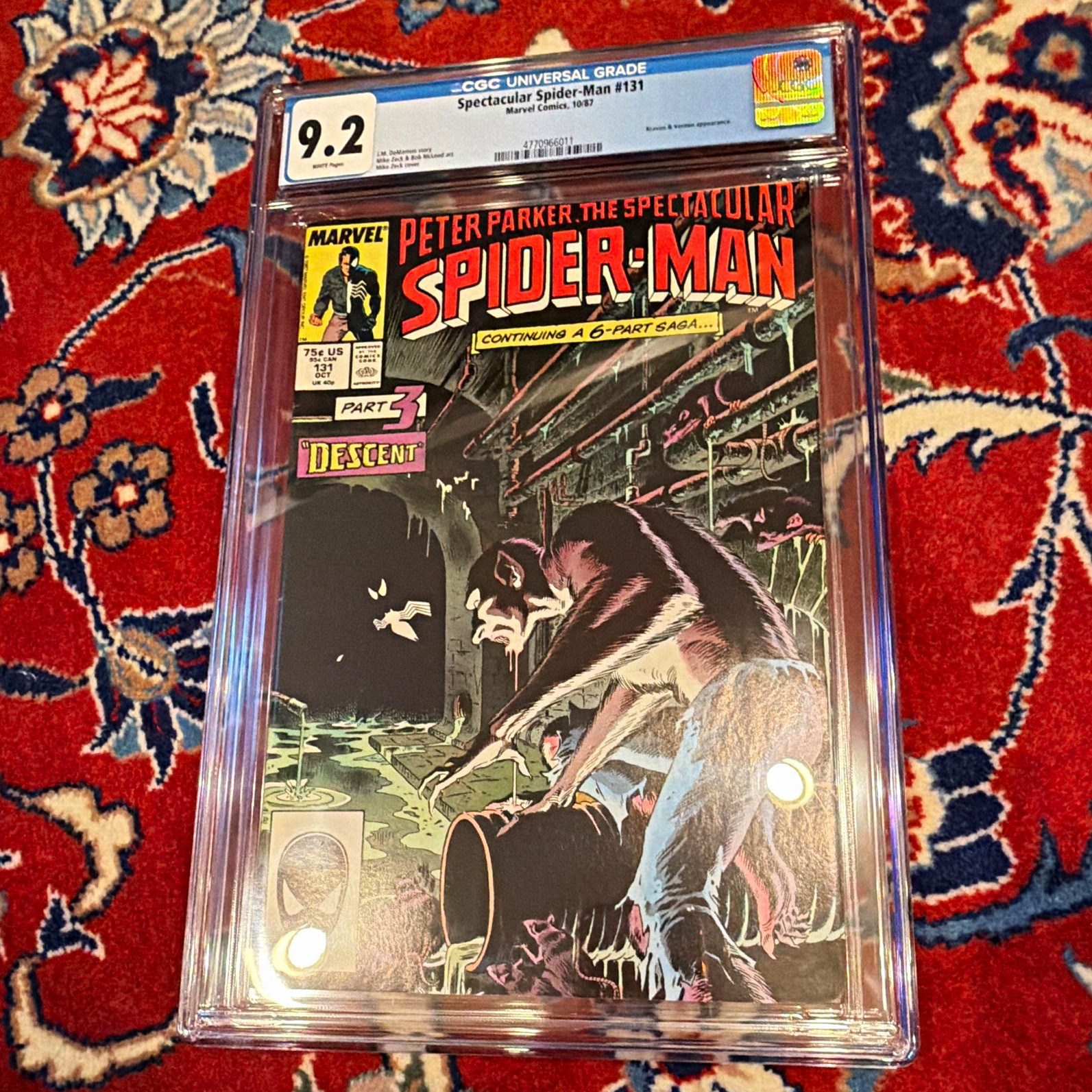 Marvel The Spectacular Spider-Man #131 CGC 9.2 (1987) Marvel Comics