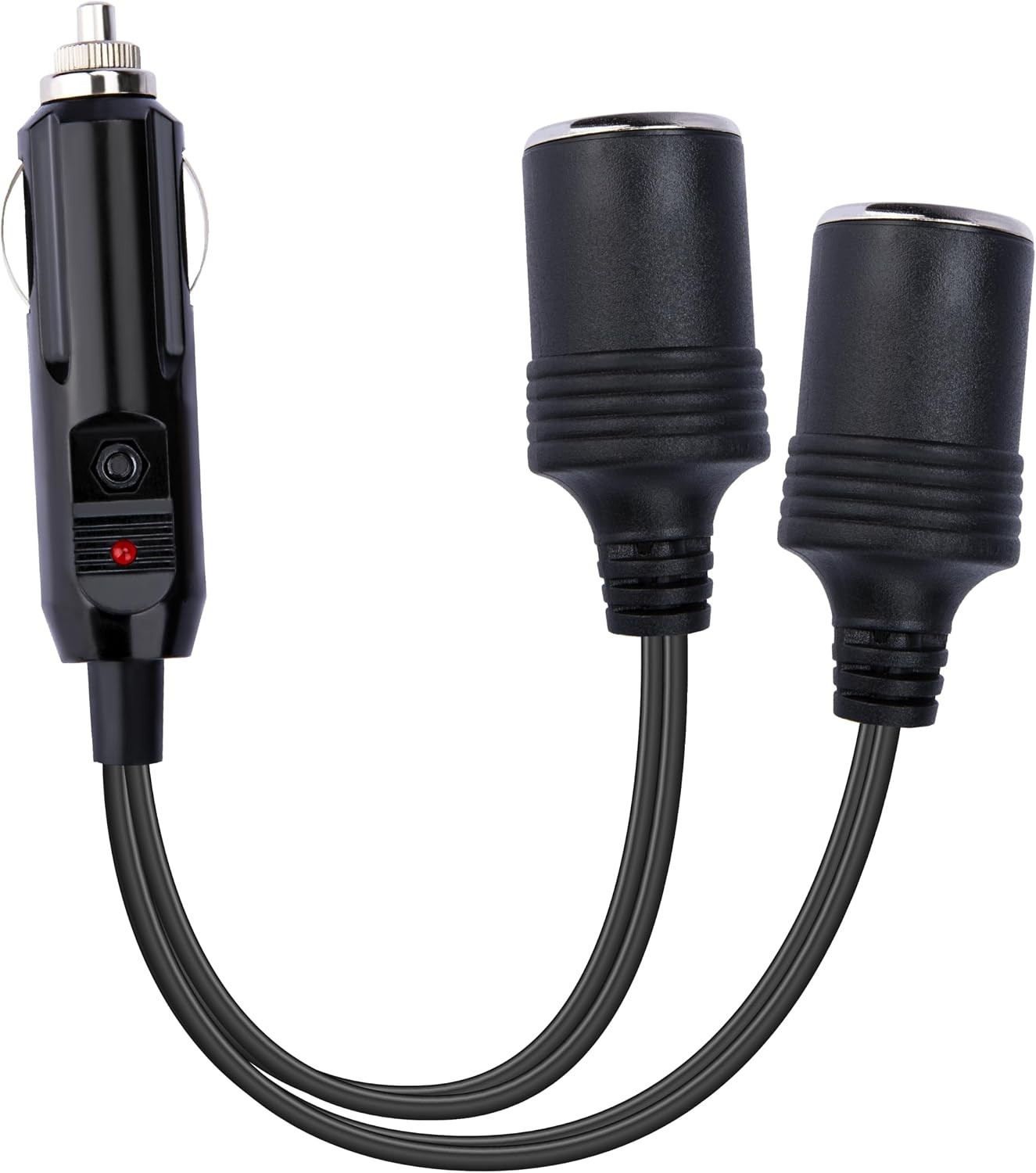 12V Double Cigarette Lighter Adapter, 1 to 2 Car Cigarette Lighters Splitter 2 S 12V Double Cigarette Lighter Adapter, 1 to 2 Car Cigarette Lighters Splitter 2 S