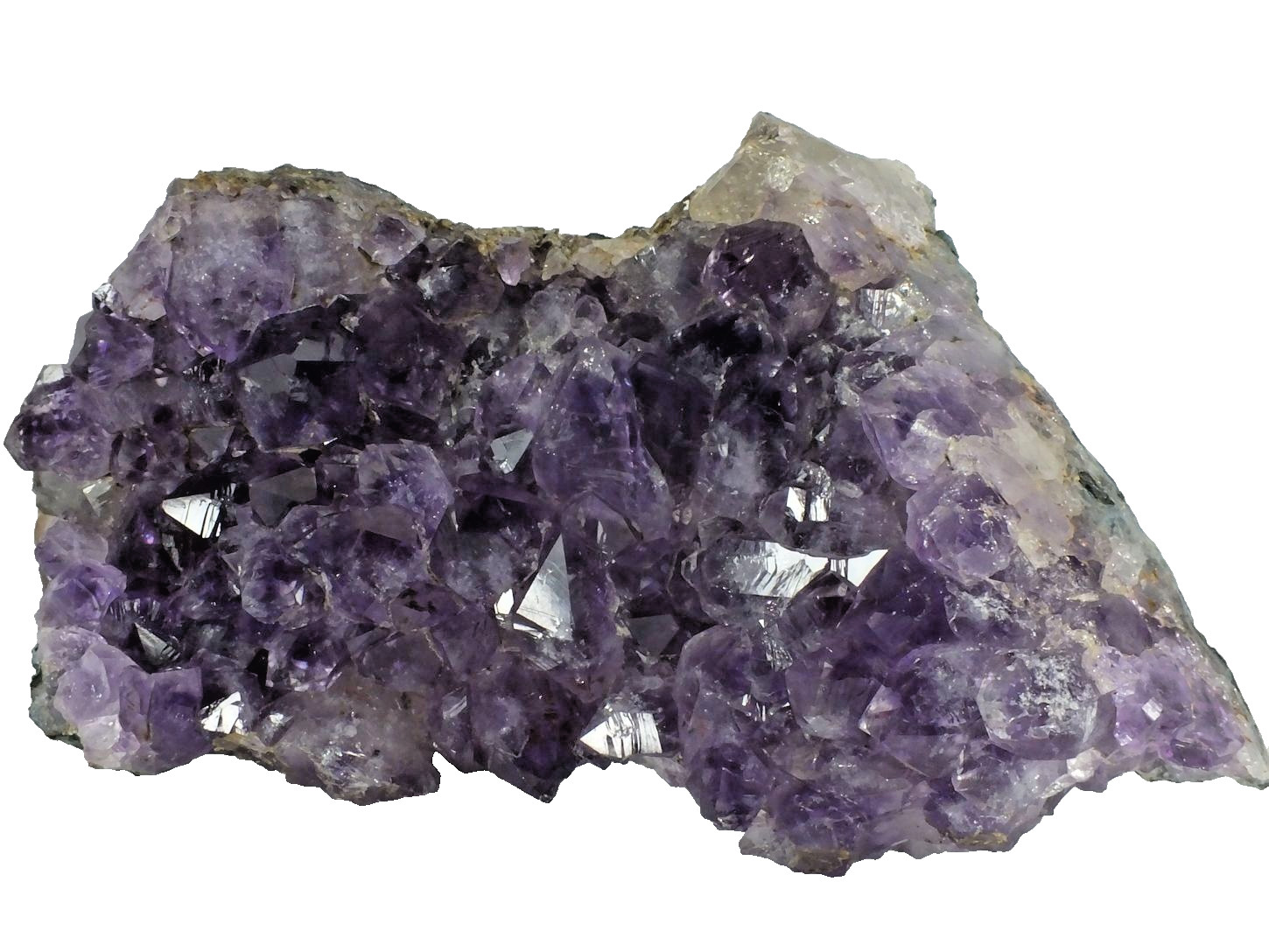 Amethyst Gemstone Natural Crystal Cluster, Rio Grande Do Sol, Brazil (EA3682)