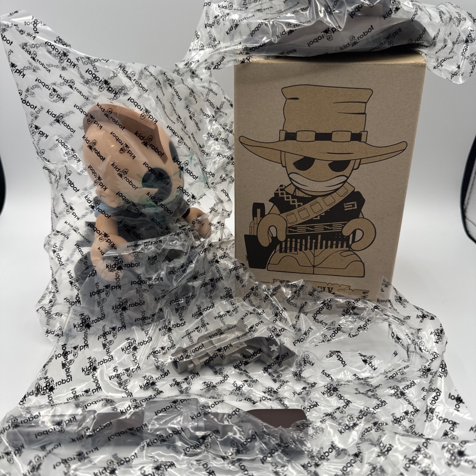 Kidrobot x Huck Gee Mascot THE BAD  8” Vinyl Figure from GOOD BAD UGLY Set *READ
