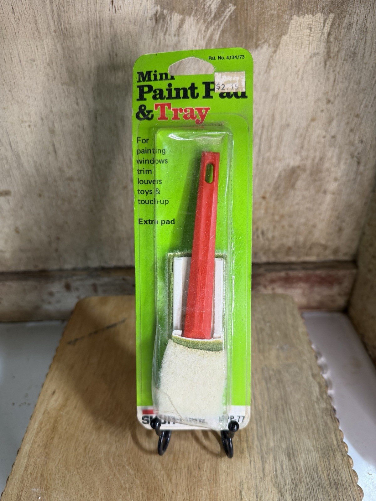 Vintage NOS Mini Paint Pad & Tray