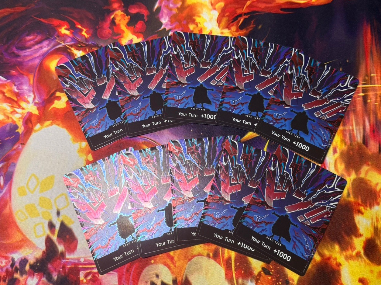 One Piece x10 Rocks.D.Xebec OP17 Don Foil English Double Pack World’s Strongest