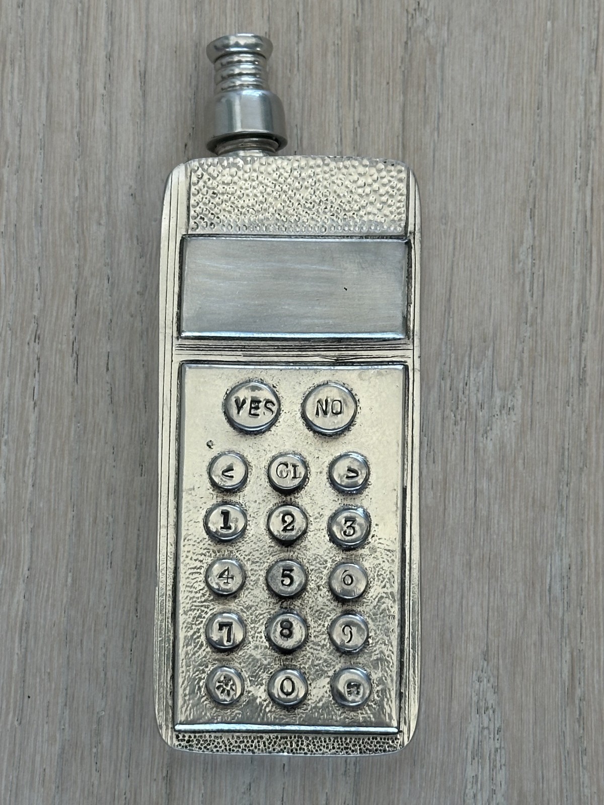 ORVIS Sheffield England Cell Phone Whisky Flask 5 Ounce