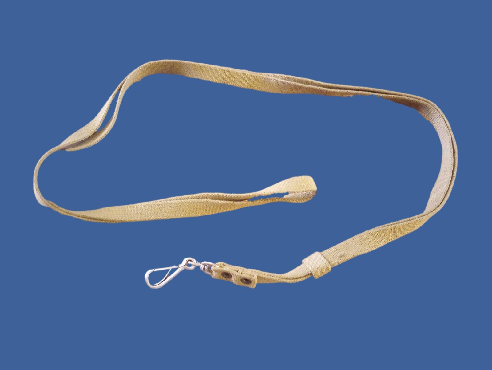 Genuine British Military Pistol Lanyard Khaki Original Vintage Surplus