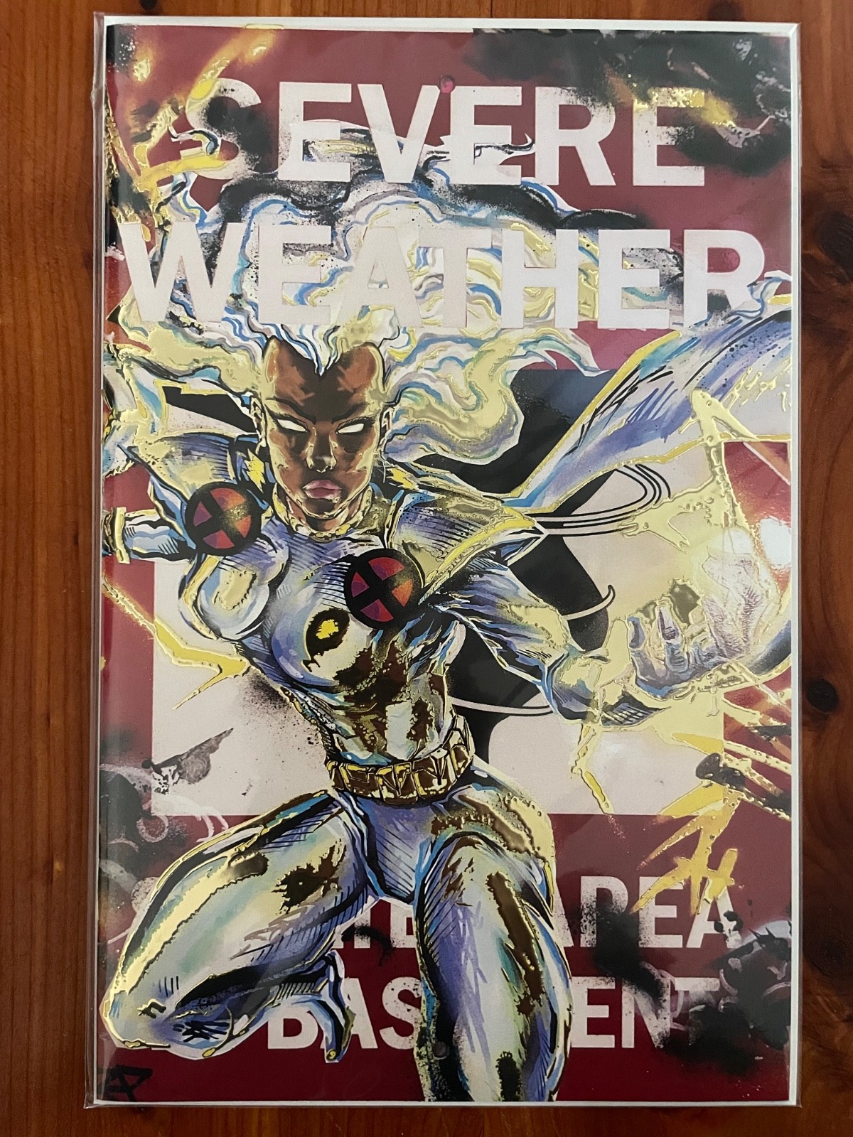 The Autobiography Of RZP #1 STORM SEVERE WEATHER EMBOSSED FOIL VARIANT  #16/25