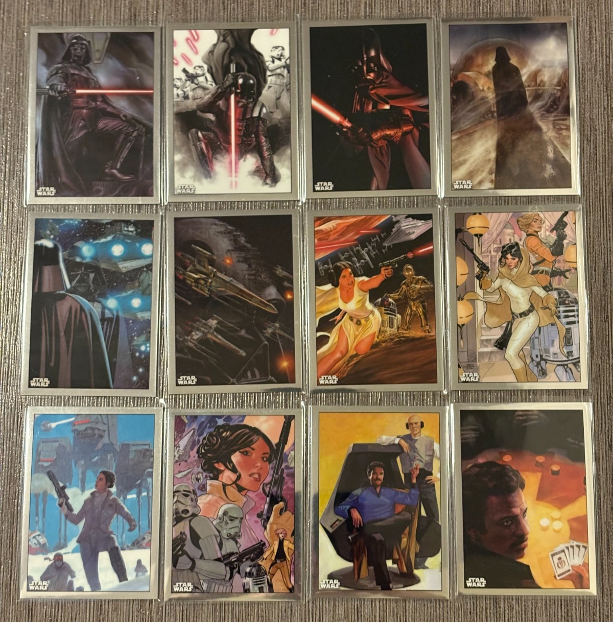 2019 Topps Chrome Star Wars Legacy Comic Cover Insert Set Complete MC-1 to 25
