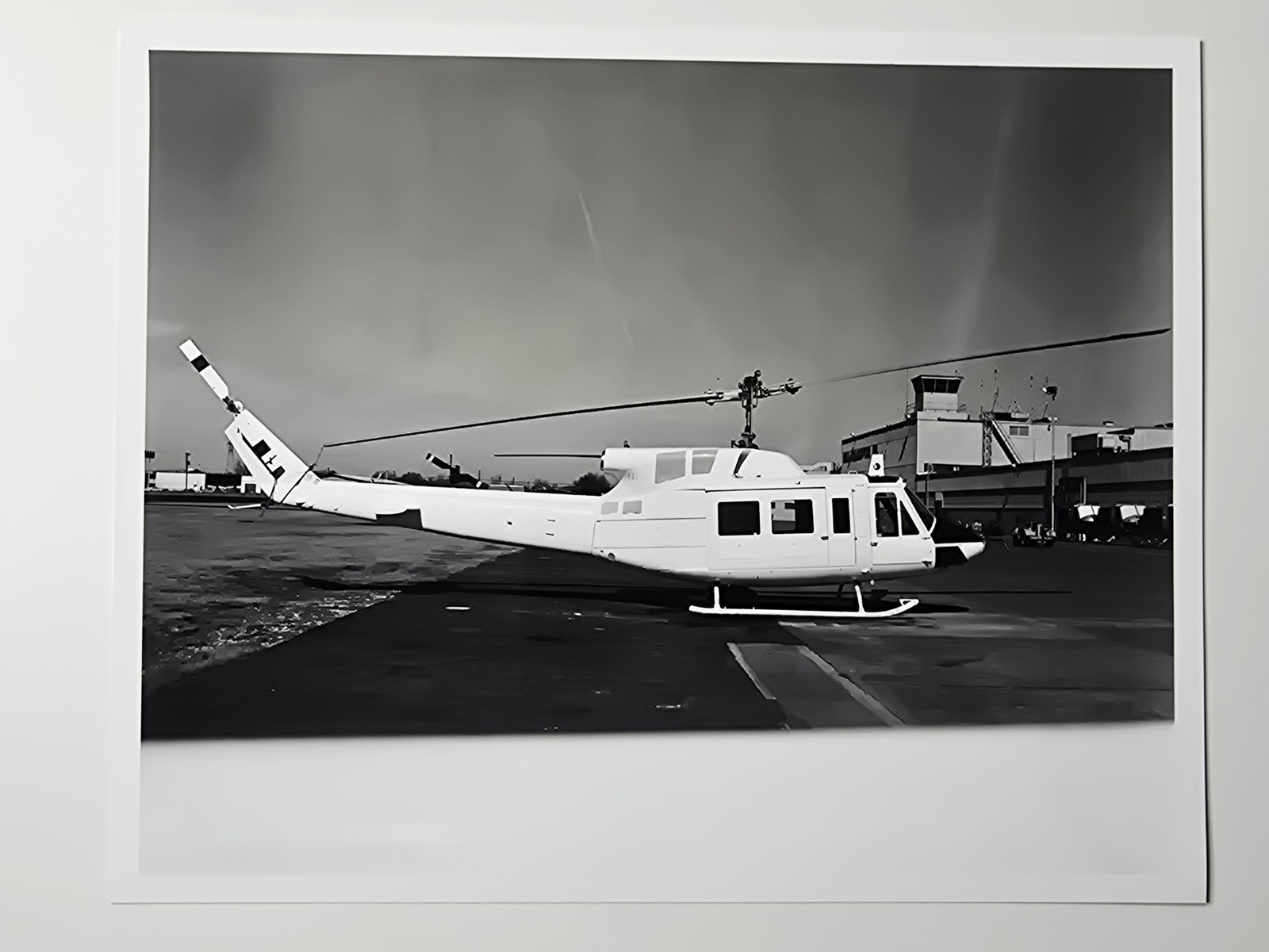 Bell 212 Prototype Serial 30500 Hurst Ramp Development 8x10 Archive Photo