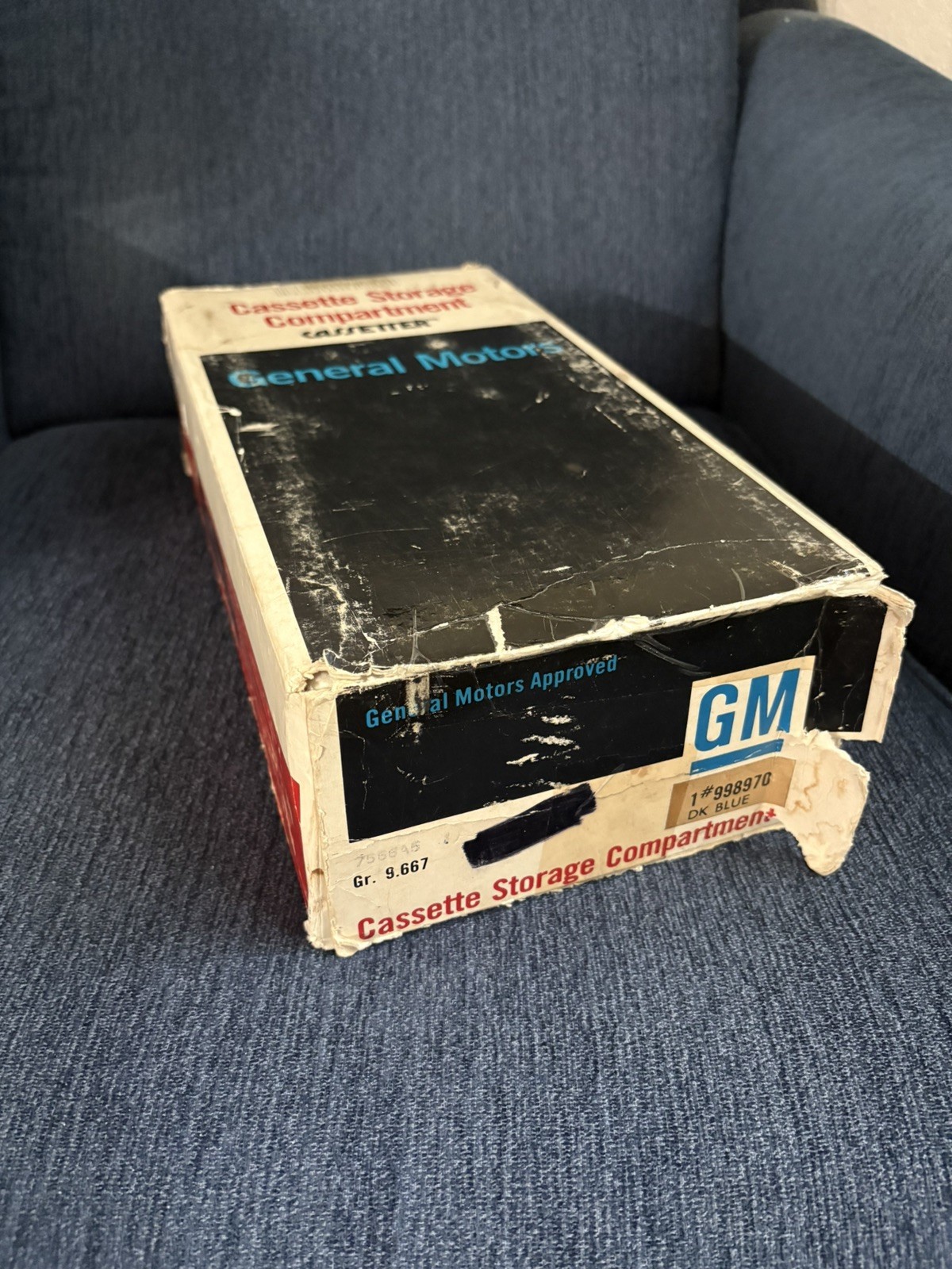 NOS VINTAGE GM CASSETTE TAPE STORAGE COMPARTMENT CHEVY Camaro, C10, K10