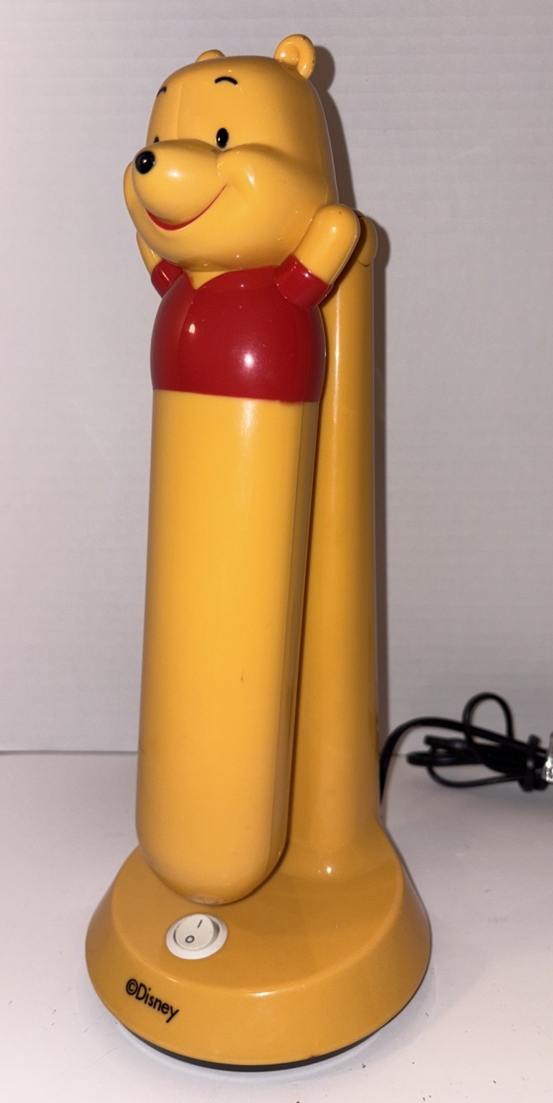Vintage Winnie The Pooh Desk Lamp Folding Florescent Rare Disney Works