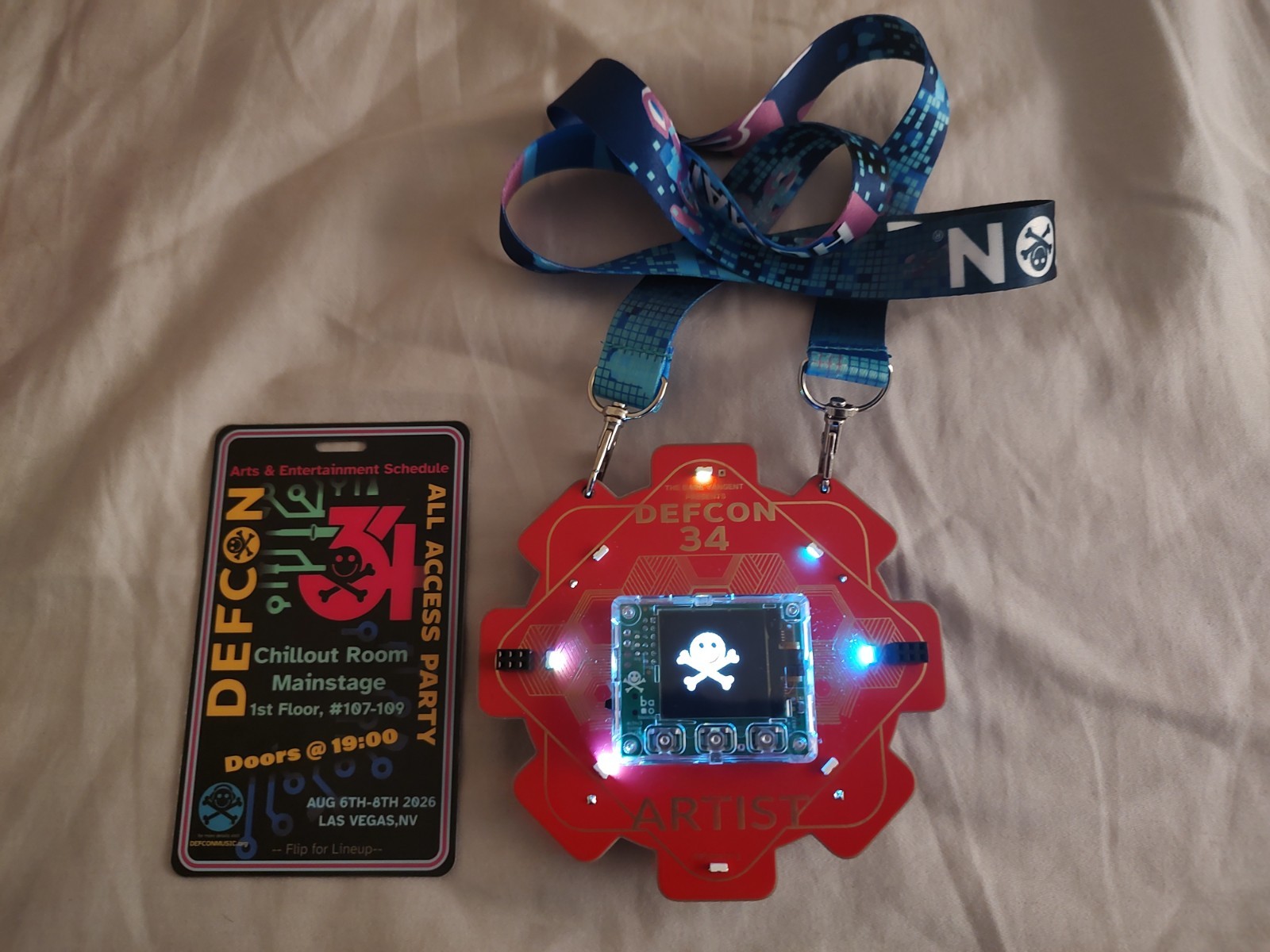 Defcon 34 (2026) Artist Badge [Extremely Rare] 