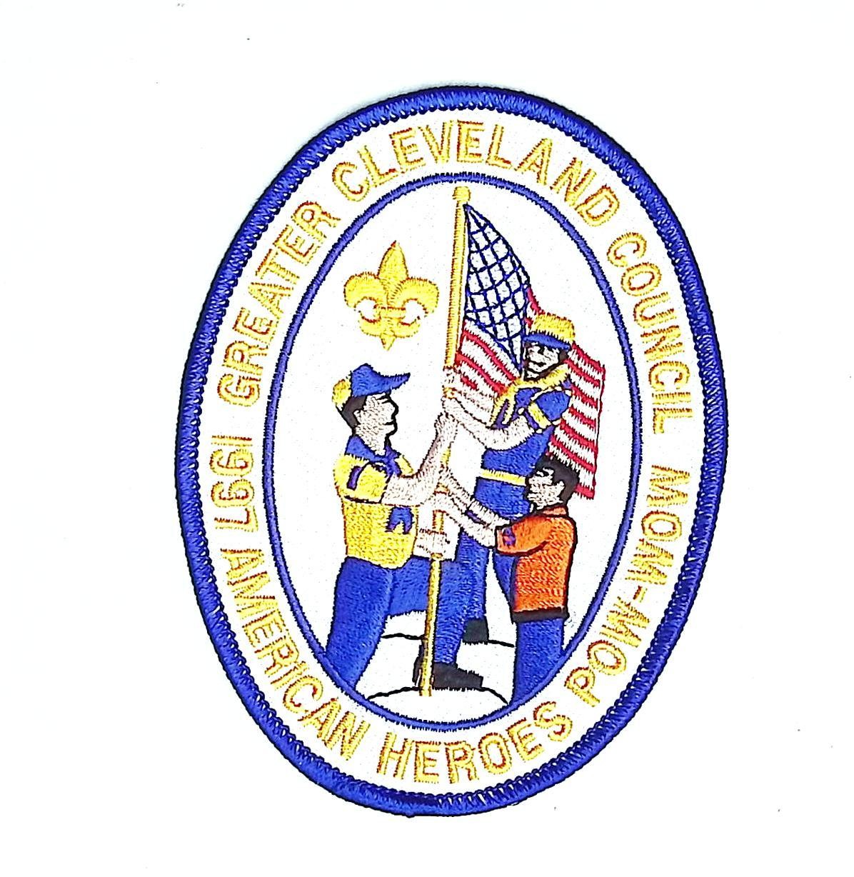 American Heroes POW-MIA Scout Patch 1997 Greater Cleveland Council