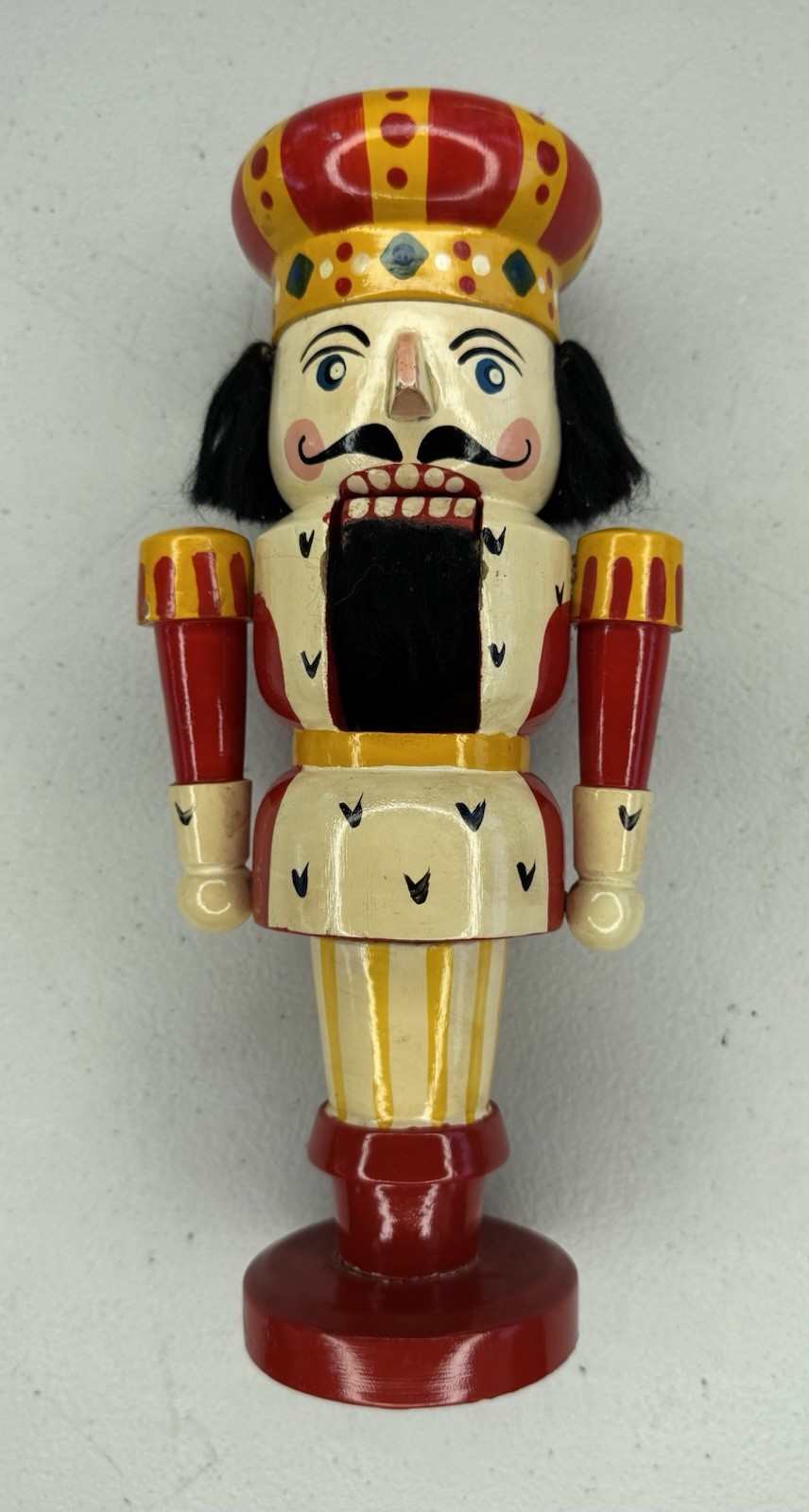 Vtg Ullmann GmbH German Wooden Nutcracker King Waiblingen West Germany 10\