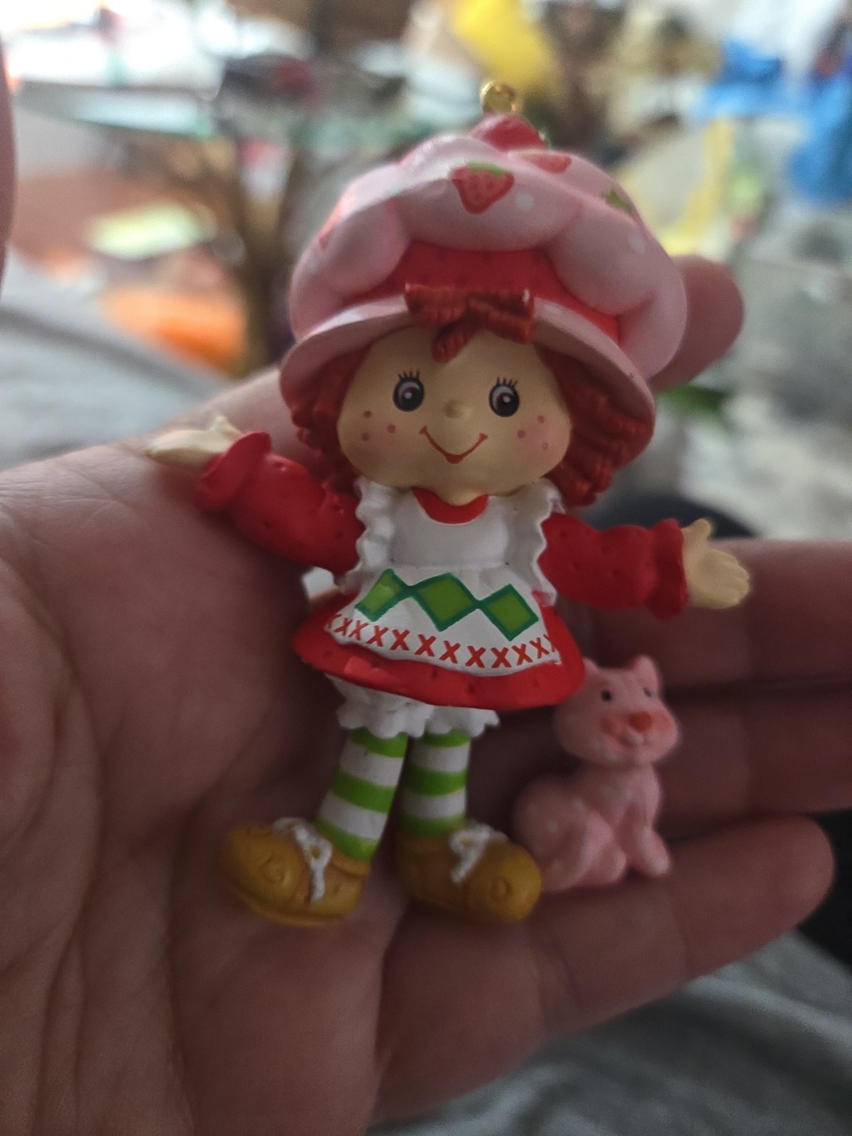 Vtg Carlton Cards Starwberry Shortcake & Cupcake Scented Ornament 2001