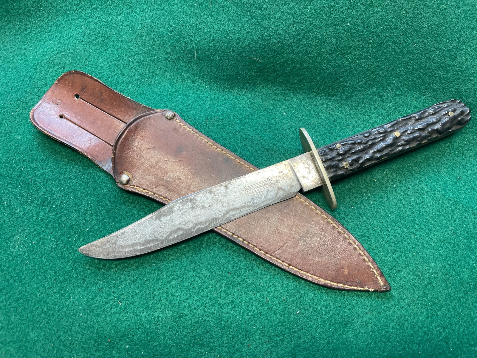 ANTIQUE L.F. & C UNIVERSAL   Bowie Hunting Knife  Landers  6