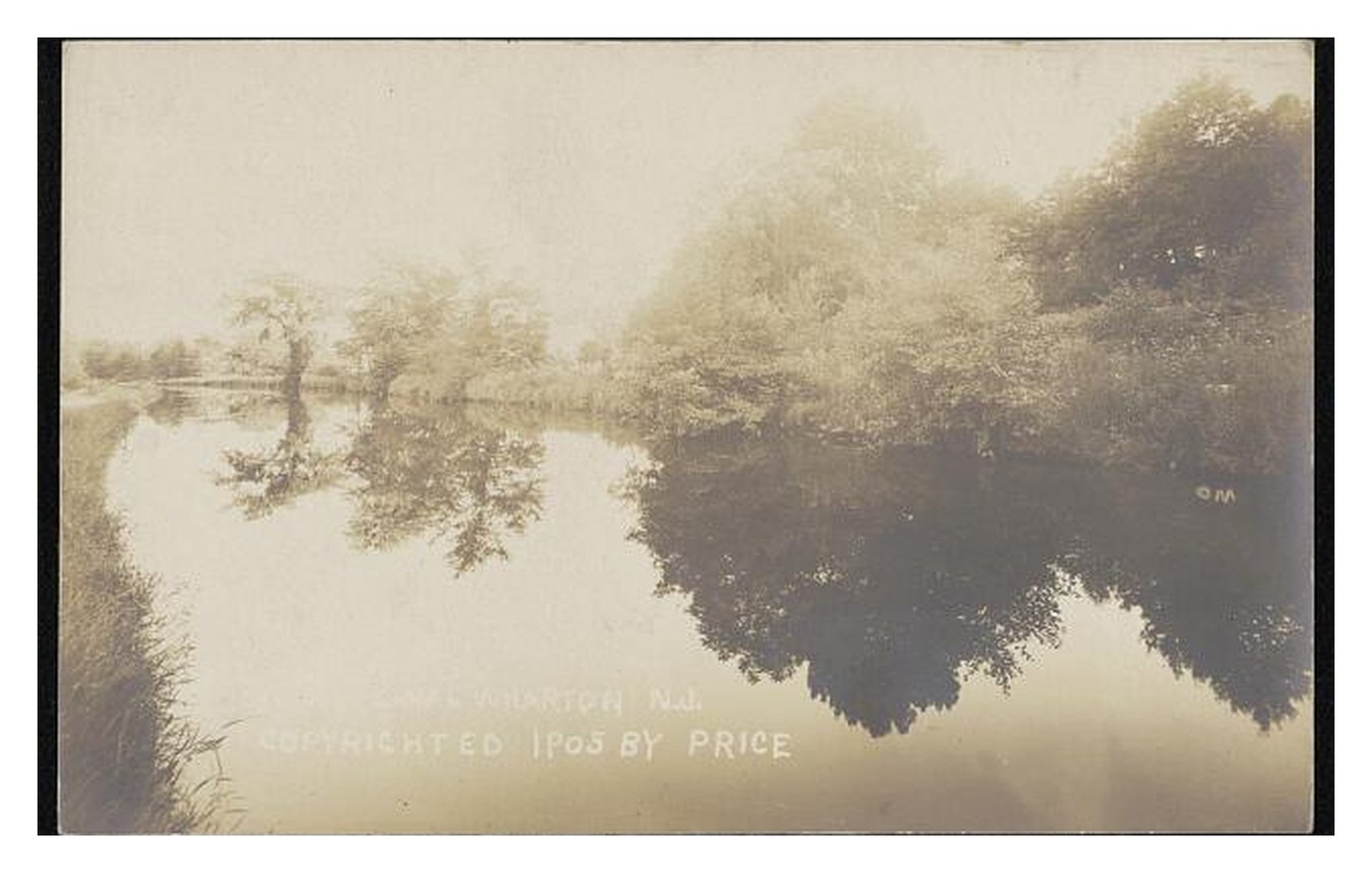 Wharton New Jersey Canal Standard Postcard