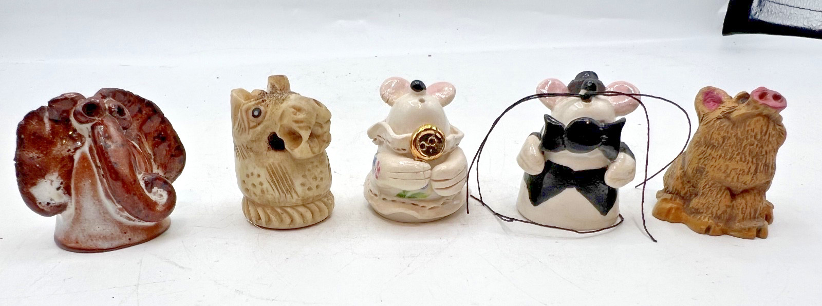 set of 5 Thimbles 