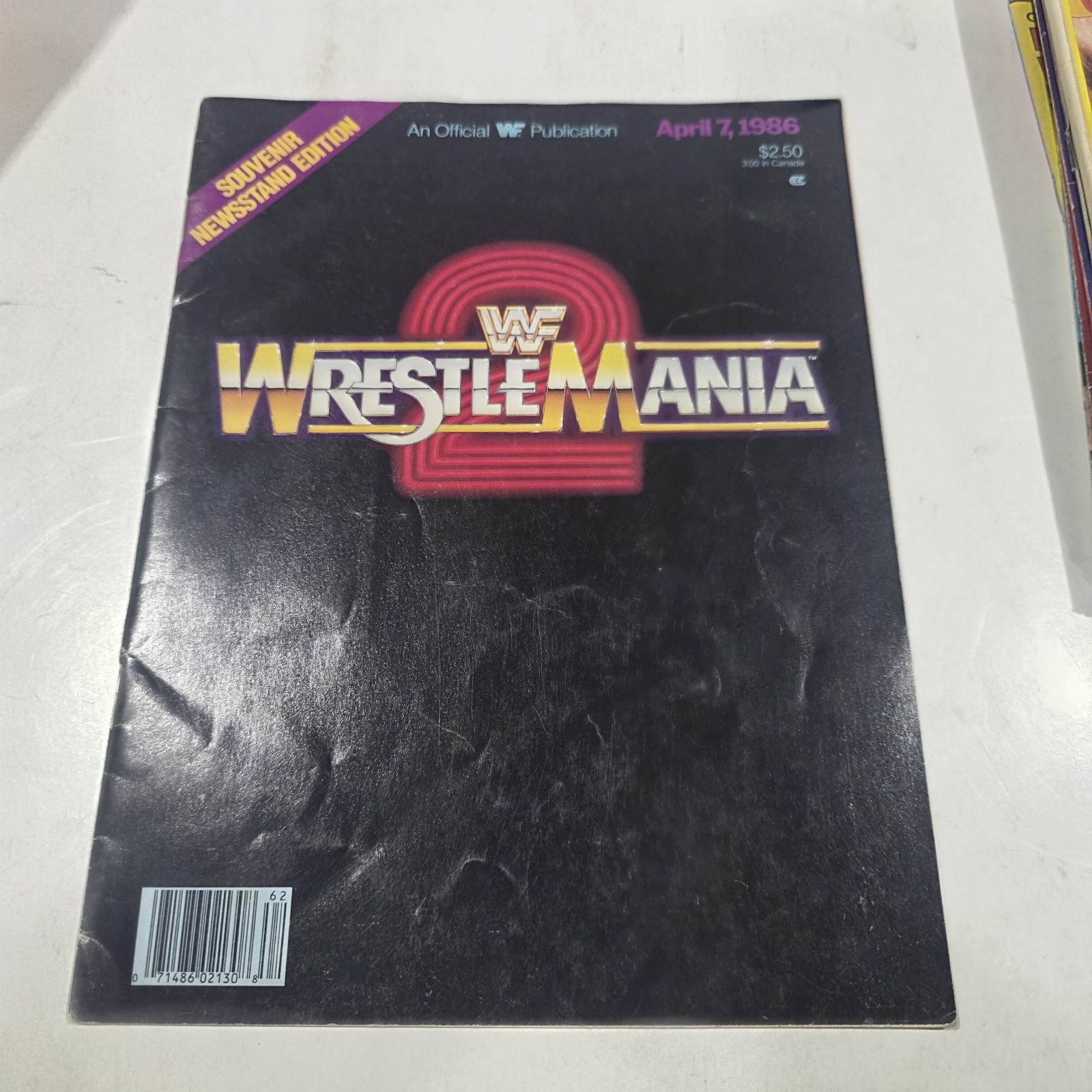 WWF WrestleMania 2 Official Program April 7 1986 Vintage WWE Wrestling
