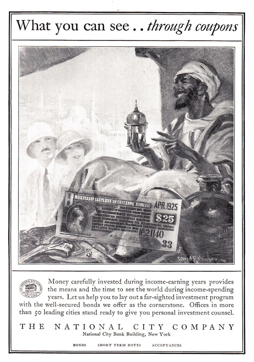 1925 National City Bank: What You Can See Vintage Print Ad 1925 National City Bank: What You Can See Vintage Print Ad