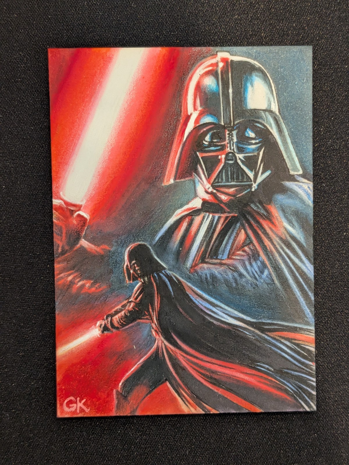 Topps 2010 Star Wars Celebration V Darth Vader Sketch by Gary Kezele 🔥