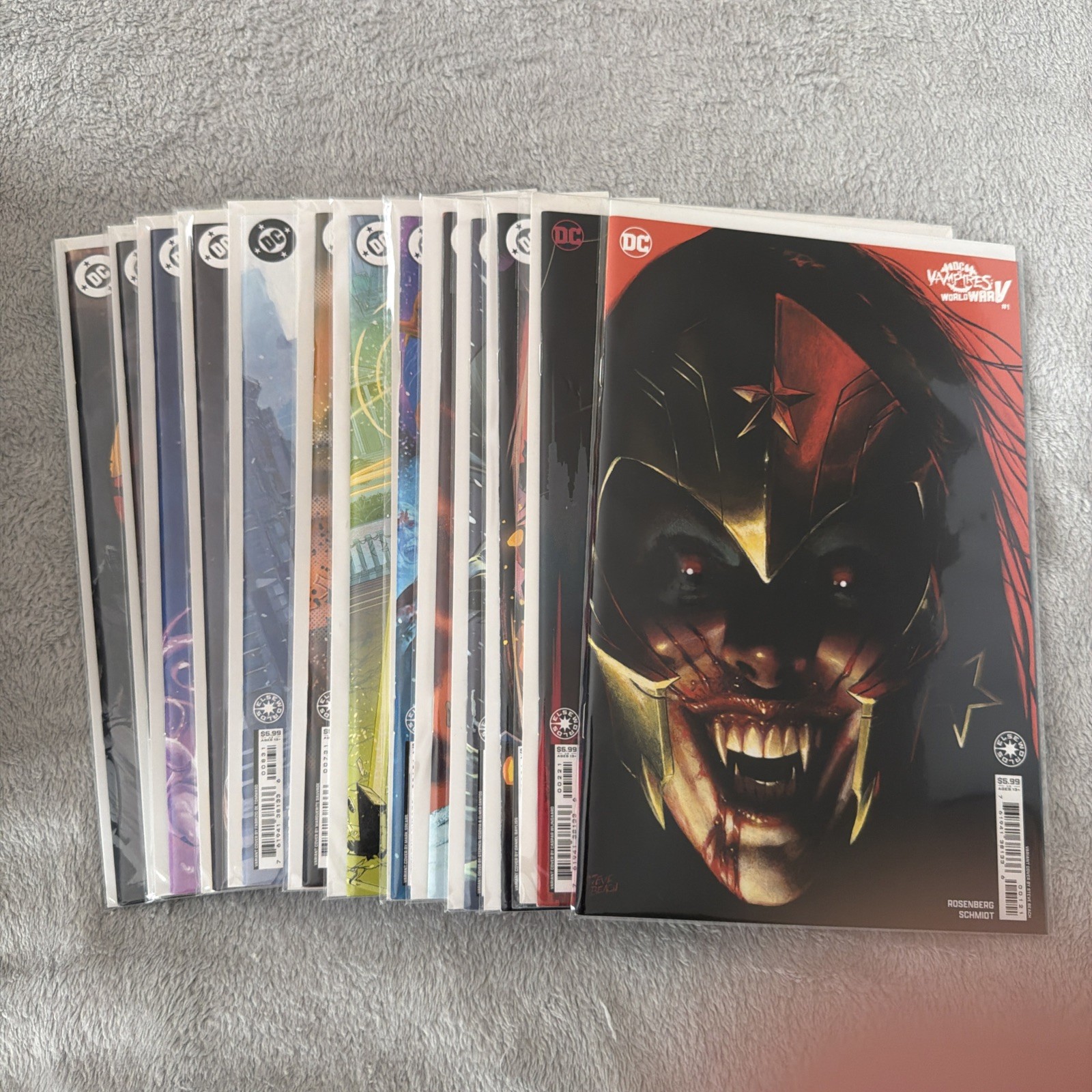 DC vs. Vampires: World War V #1-12 + One Shot Variant Set DC Comics Full Set