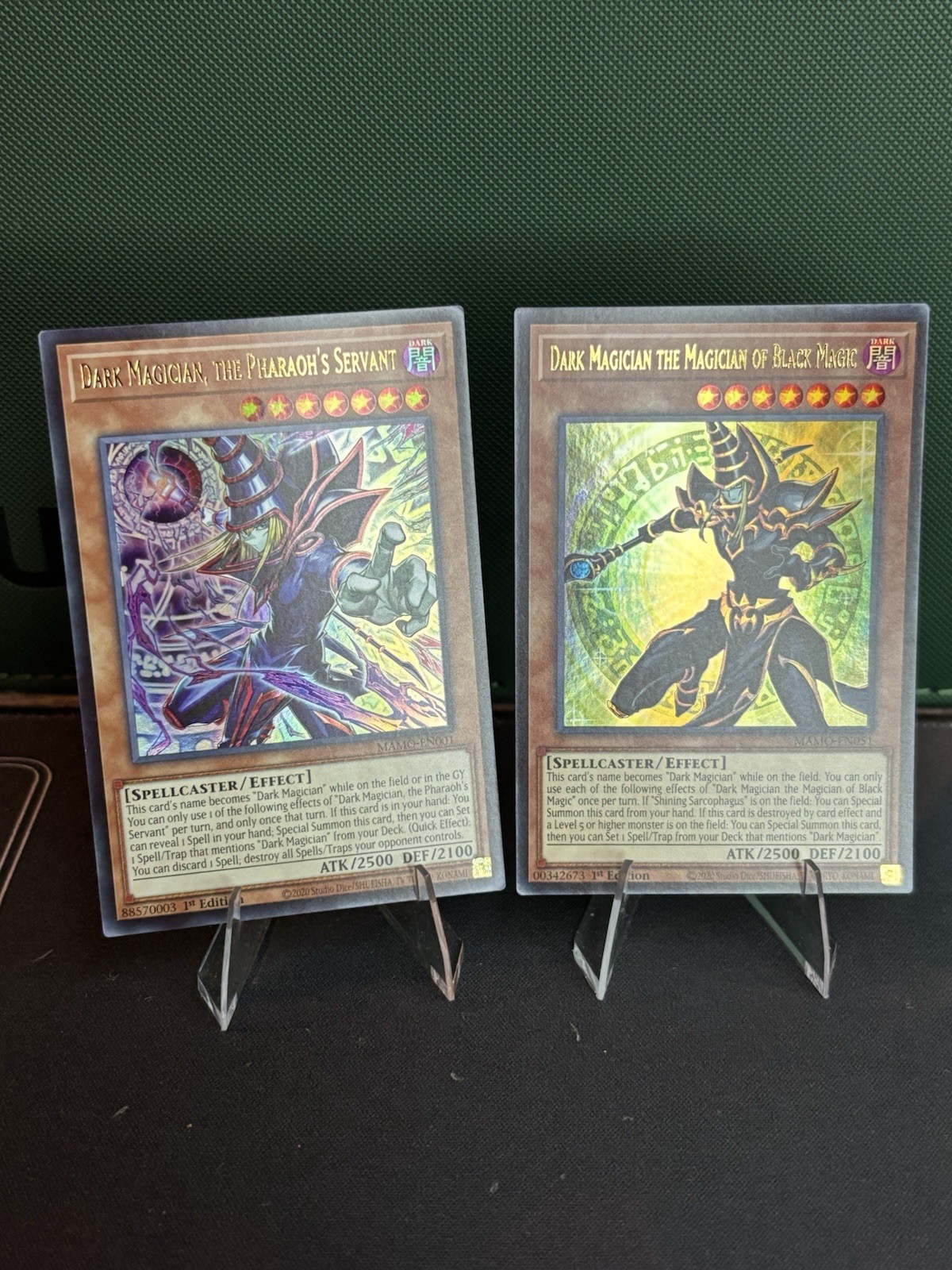 Dark Magician Pharoah\'s Servant & Magician Of Black Magic Ultra Rare