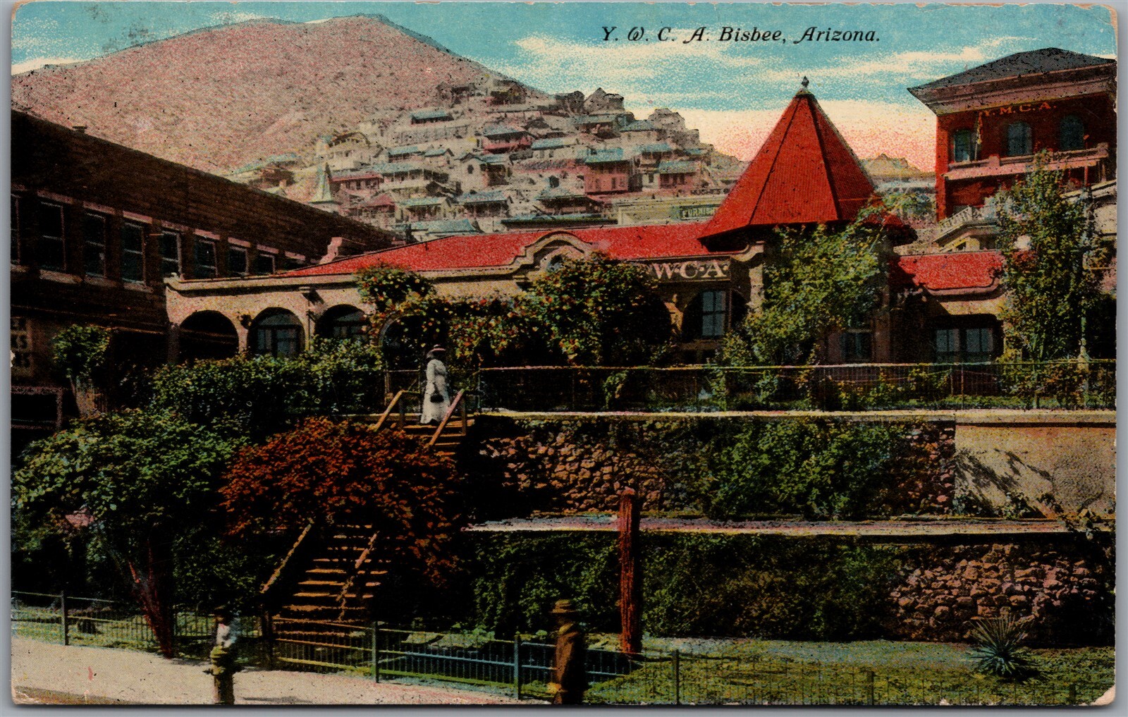 Postcard Bisbee Arizona c1911 Y.W.C.A Cochise County