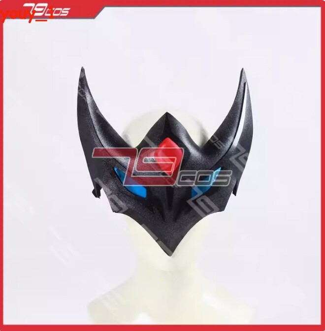 Handmade Yu-Gi-Oh GX Tagforce 10JION King Black Cosplay Mask Customized Props