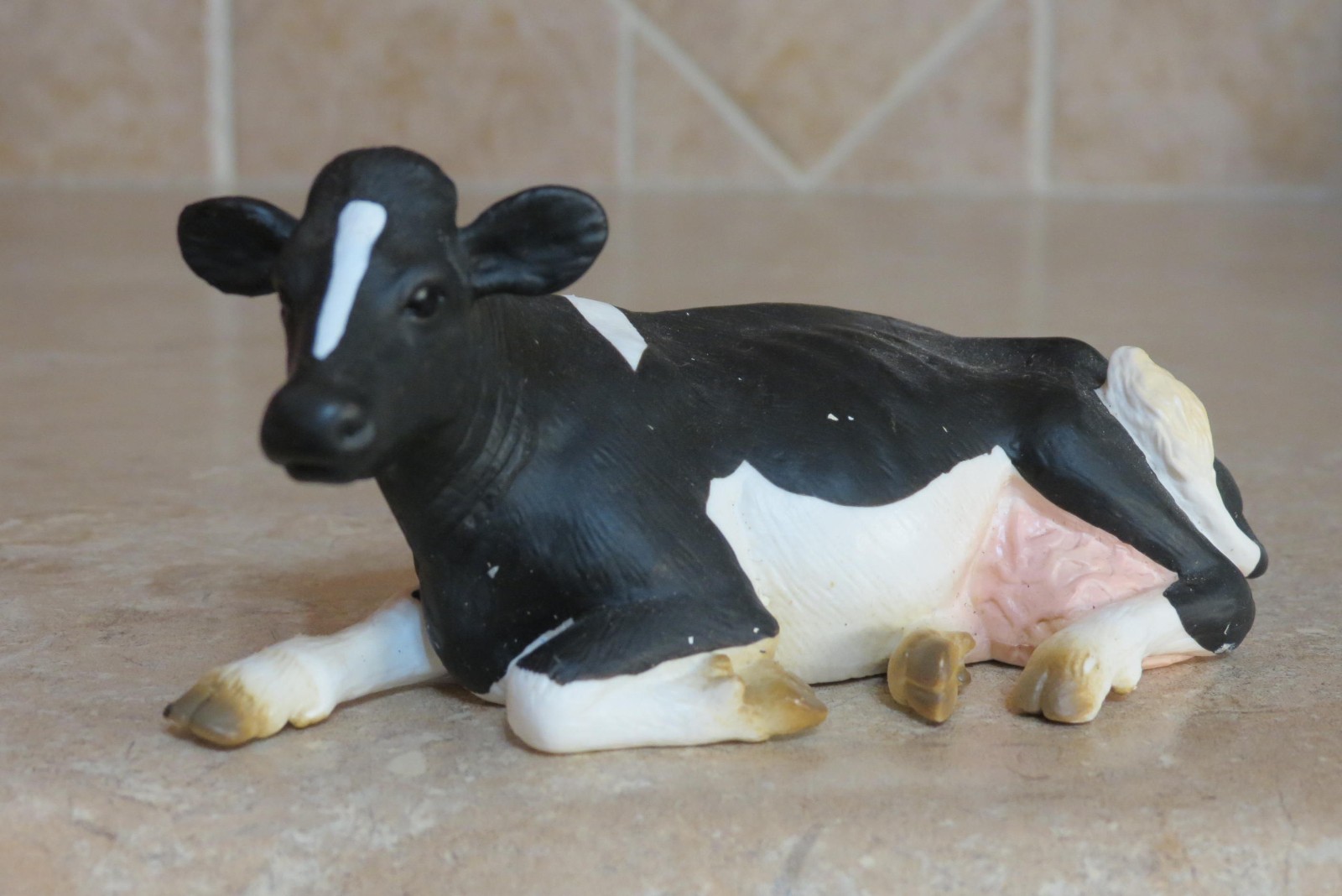 Schleich 13142 Holstein Laying Cow Retired milk dairy farm cattle animal toy