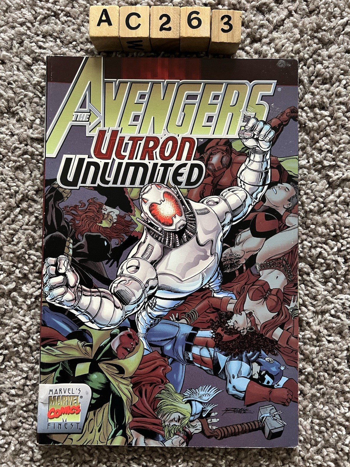 Marvel THE AVENGERS: ULTRON UNLIMITED By Kurt Busiek TPB 2001 Has Some Wear