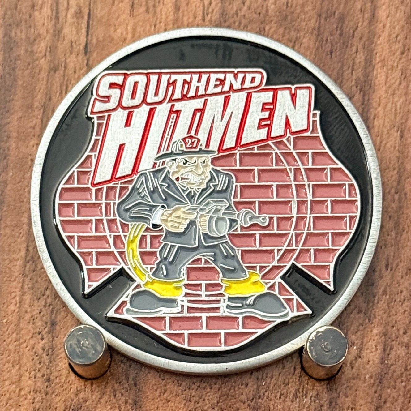 Southend Hitmen Station 27 Firefighter Collectible Challenge Coin  1#40