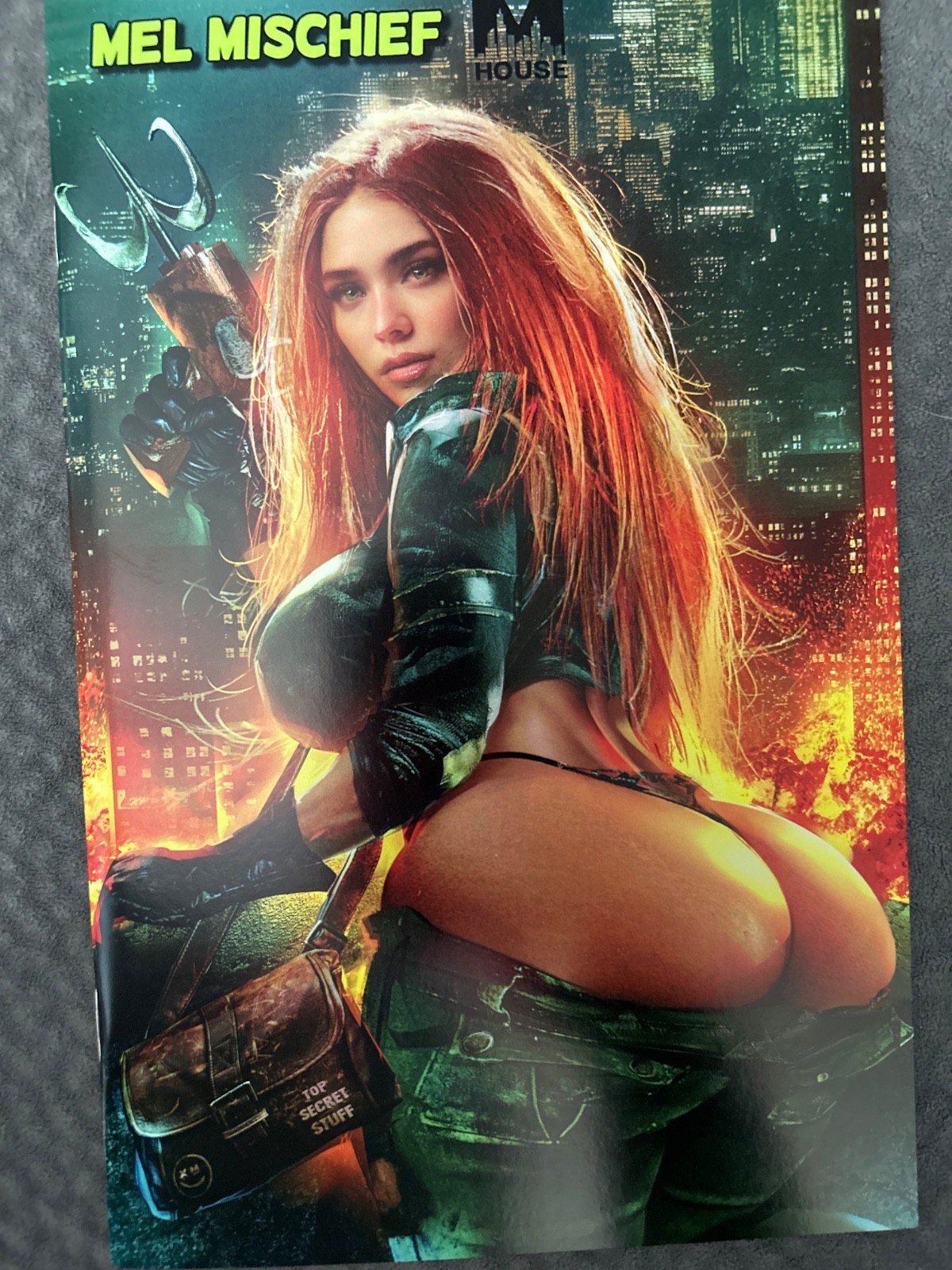 MHouse Peyton Blue Woman of War Mel Mischief TRADE CLOTHED Borgobello Cover