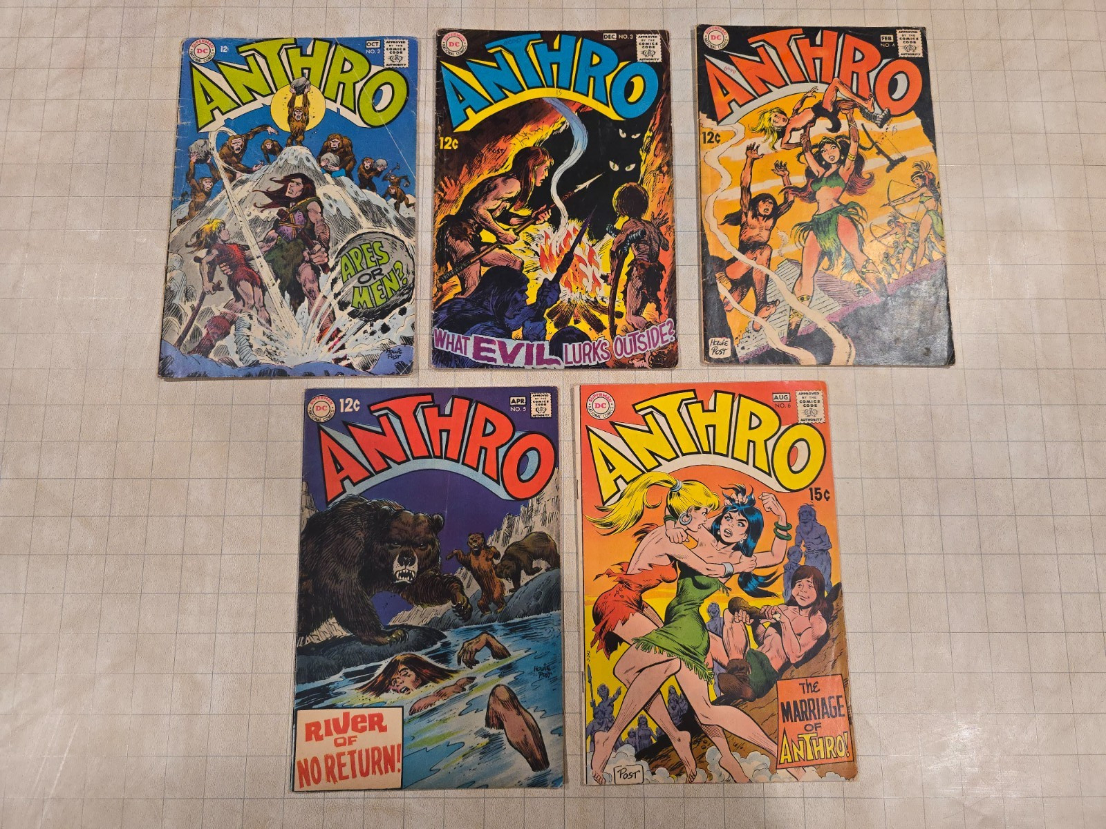 Anthro 2,3,4,5, & 6 DC Comics Lot of 5 Comics Anthro 2,3,4,5, & 6 DC Comics Lot of 5 Comics