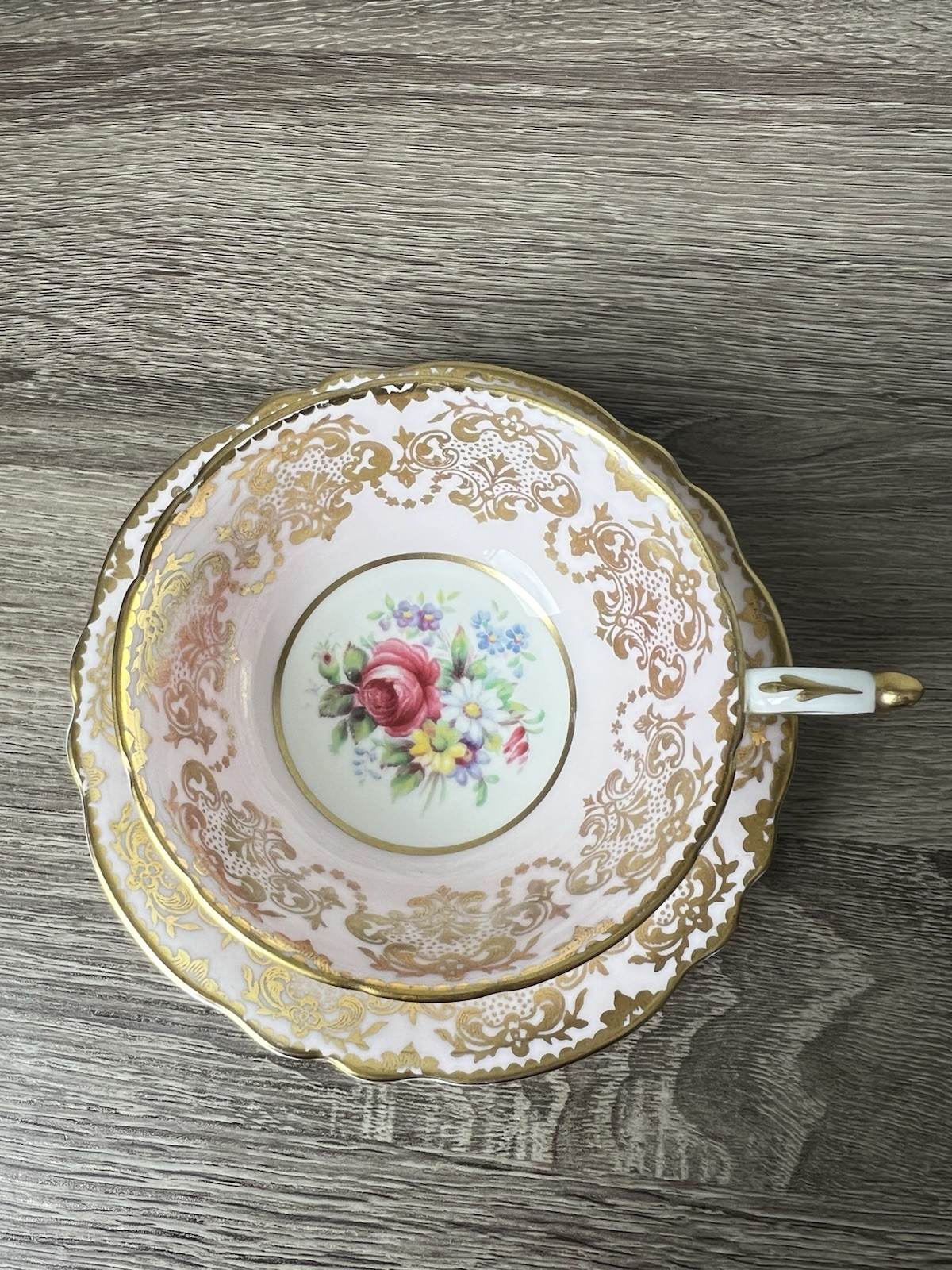 Vintage Paragon Bone China Teacup Saucer England