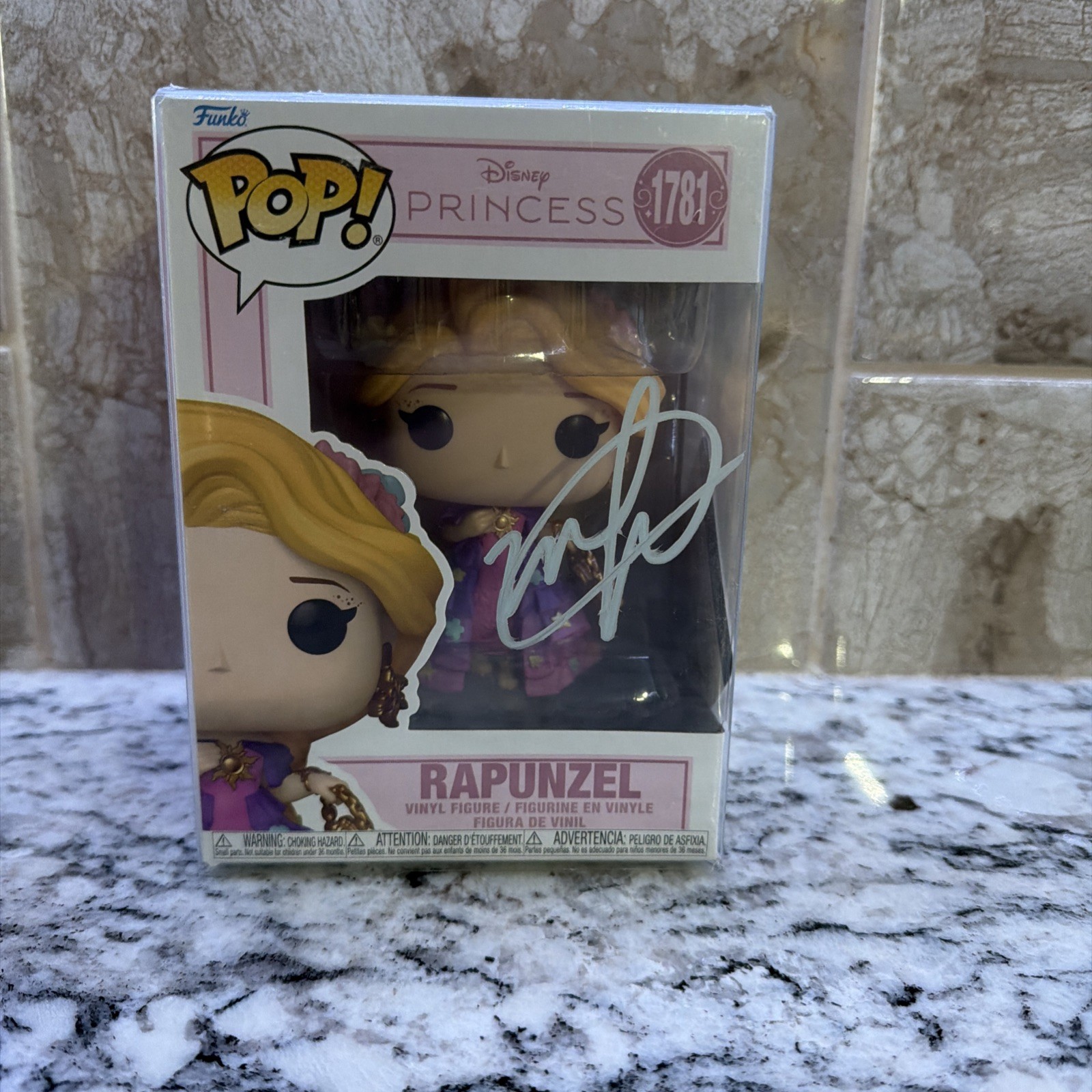 Mandy Moore Hand signed Disney Repunzel #1781 with COA