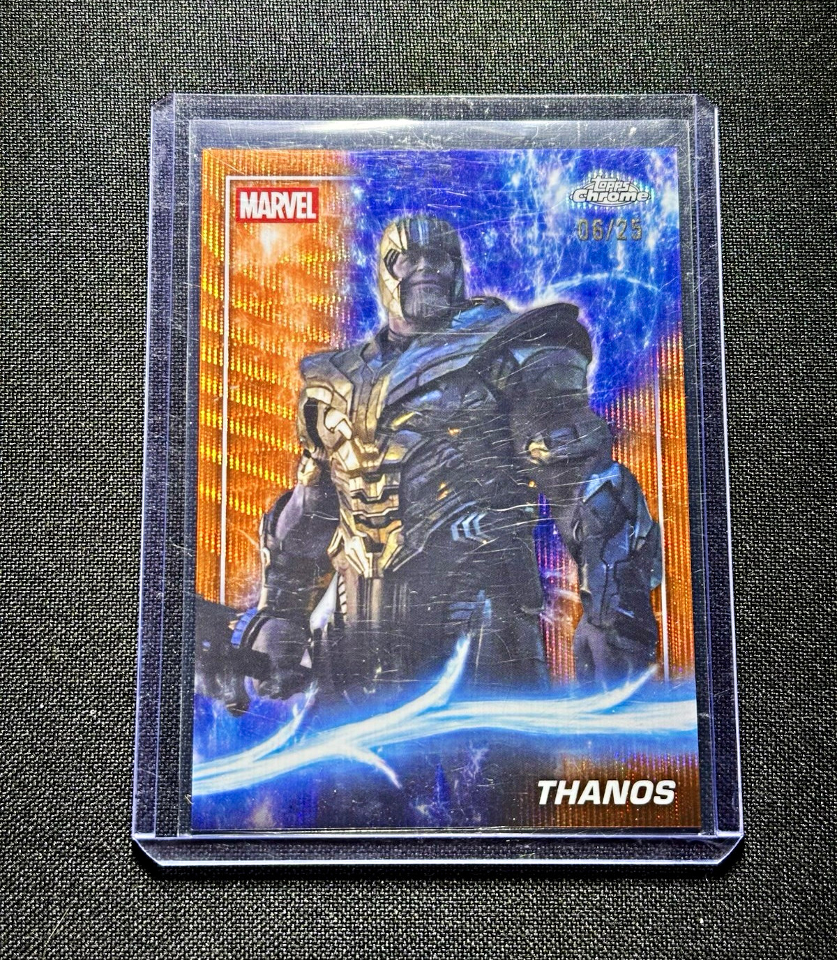 Topps Chrome 2025 Marvel Infinity Saga Thanos #100   /25 Endgame
