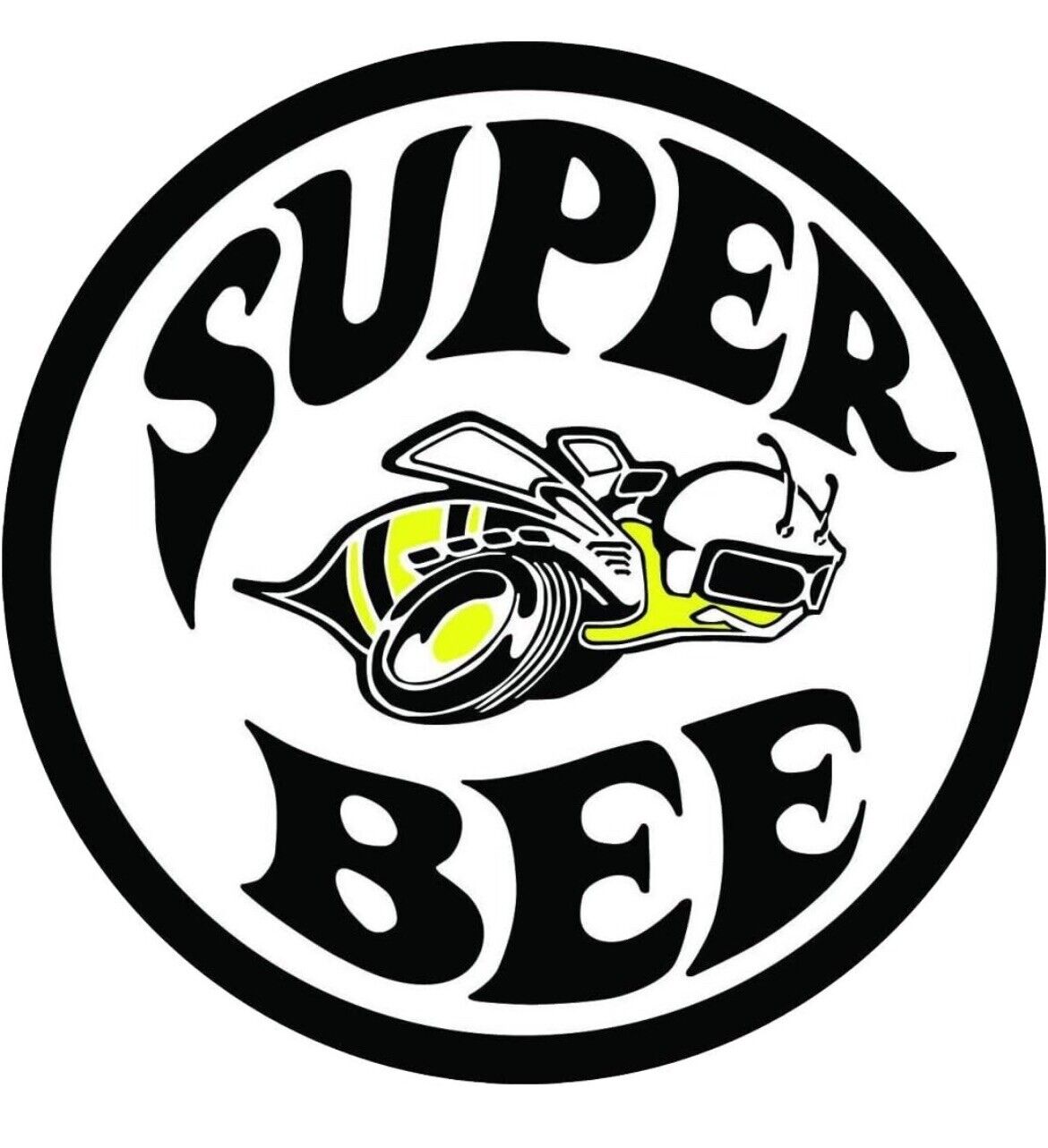 Retro Dodge Super Bee Vinyl Decal Sticker 3”