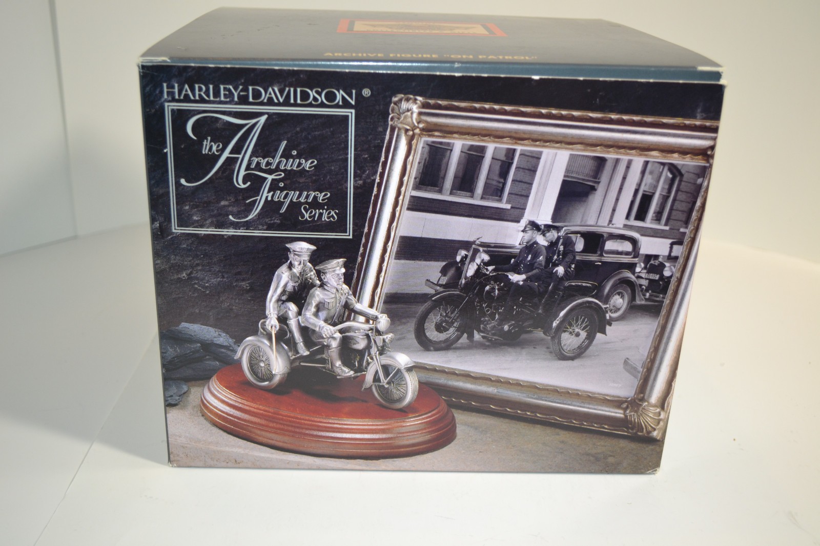 NEW 1996 Harley-Davidson Archive Series HEAVY Pewter Figurine ON PATROL /1500