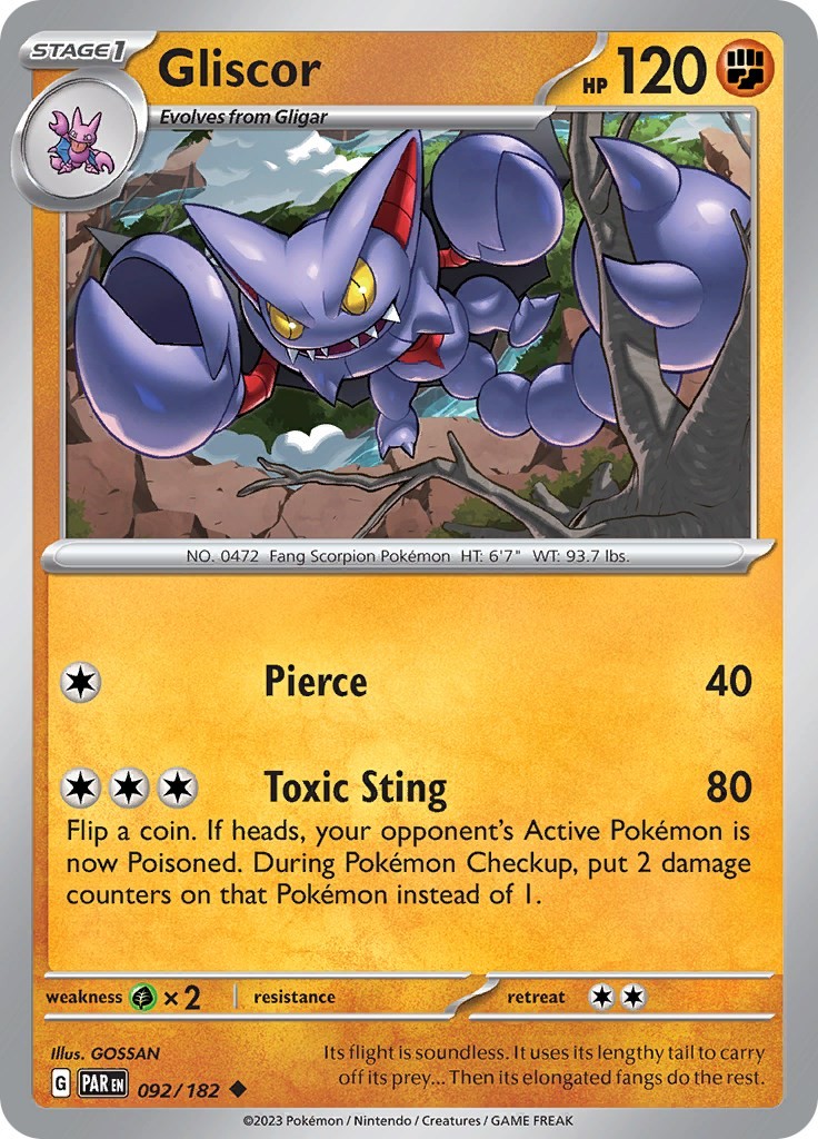 PAR Gliscor 092/182 U NM