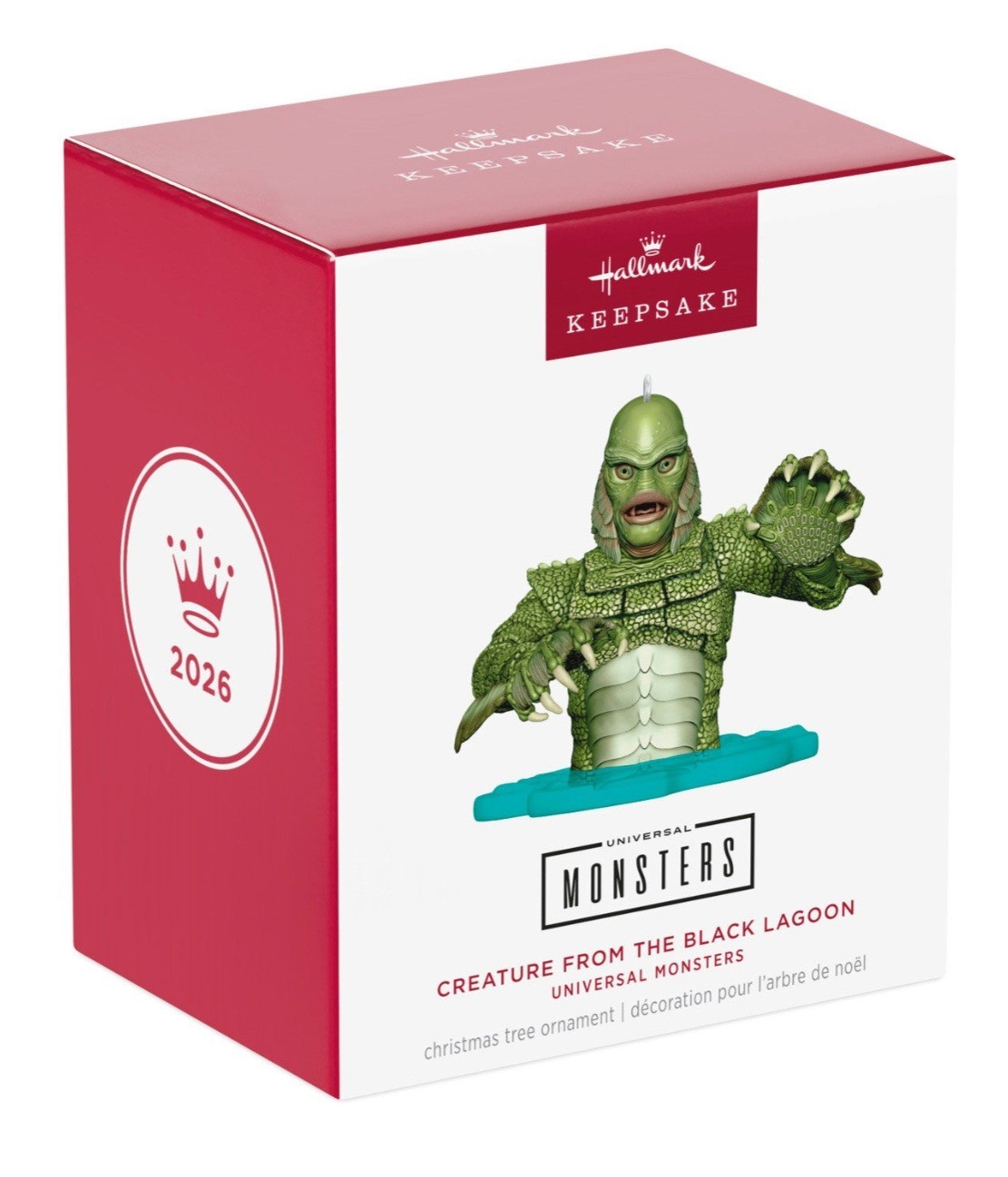 Hallmark CREATURE FROM THE BLACK LAGOON 2026 Keepsake Ornament 