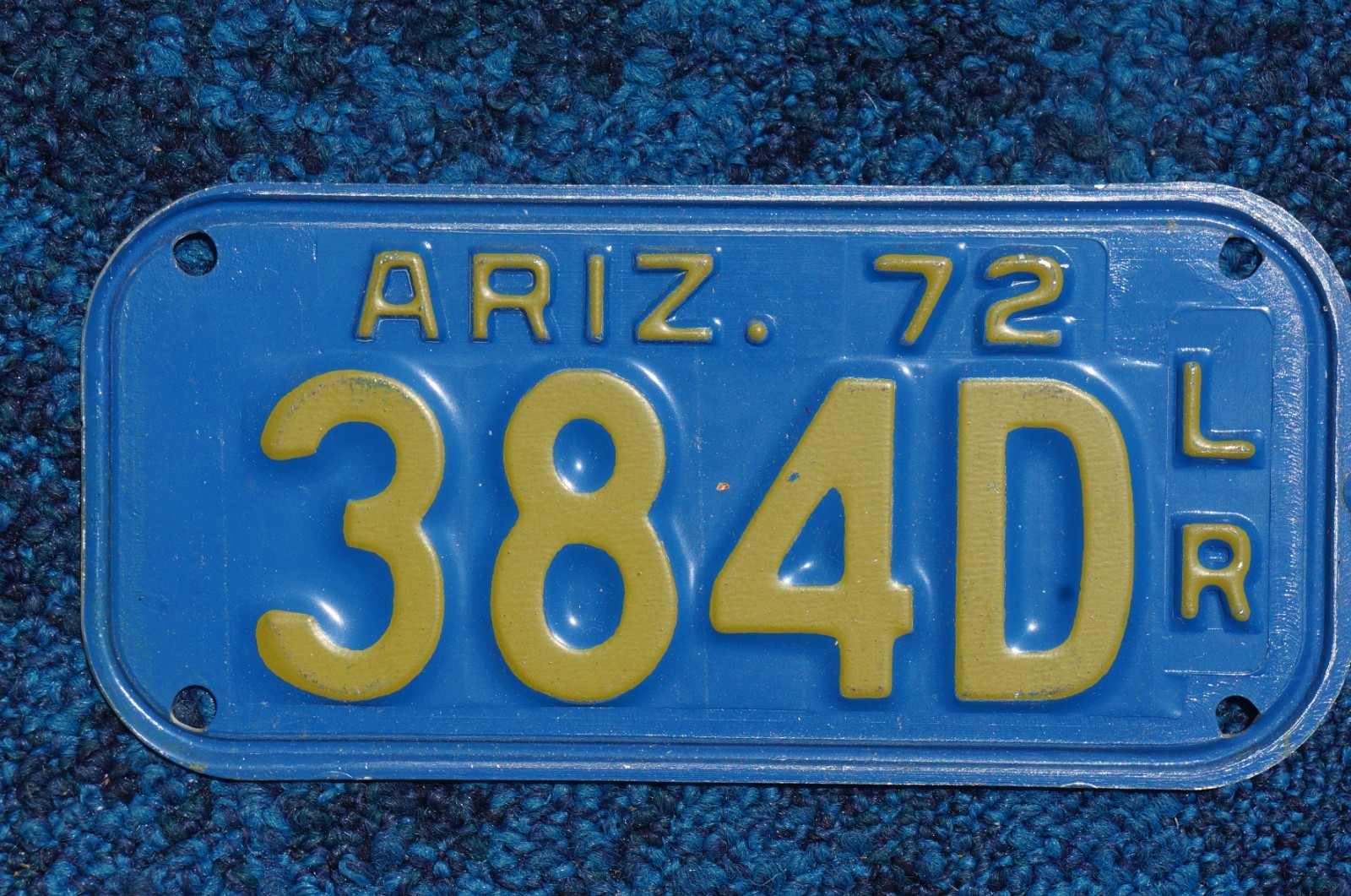 1972 Arizona MOTORCYCLE DEALER License Plate