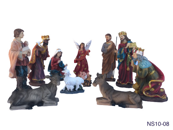 Nacimiento / Nativty Set 8 Inch Resin Statues All Included NS10-08 NEW 