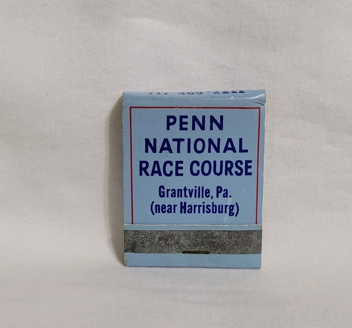 Vintage Matchbook Penn National Race Course Grantville PA Advertising Full