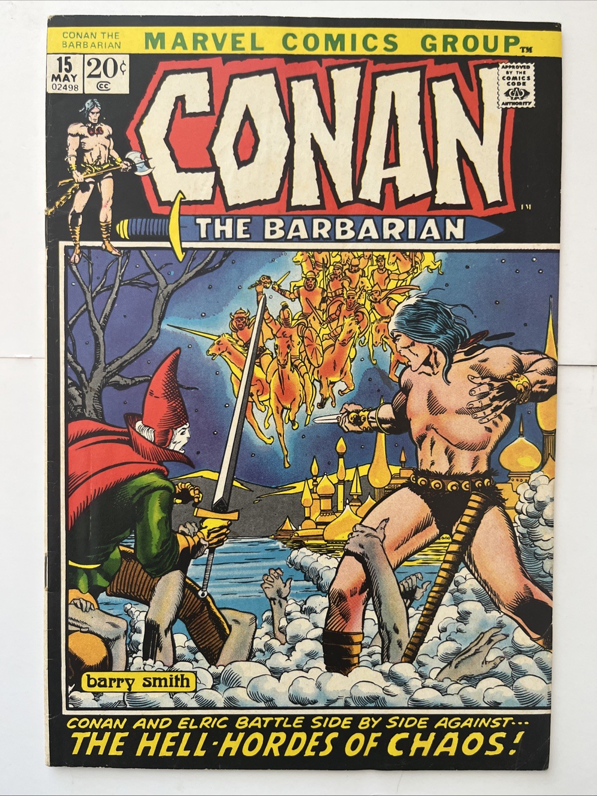Conan the Barbarian #15. 7.0. WOW. 2nd Elric. C Pix, Notes, Store Combo Ship