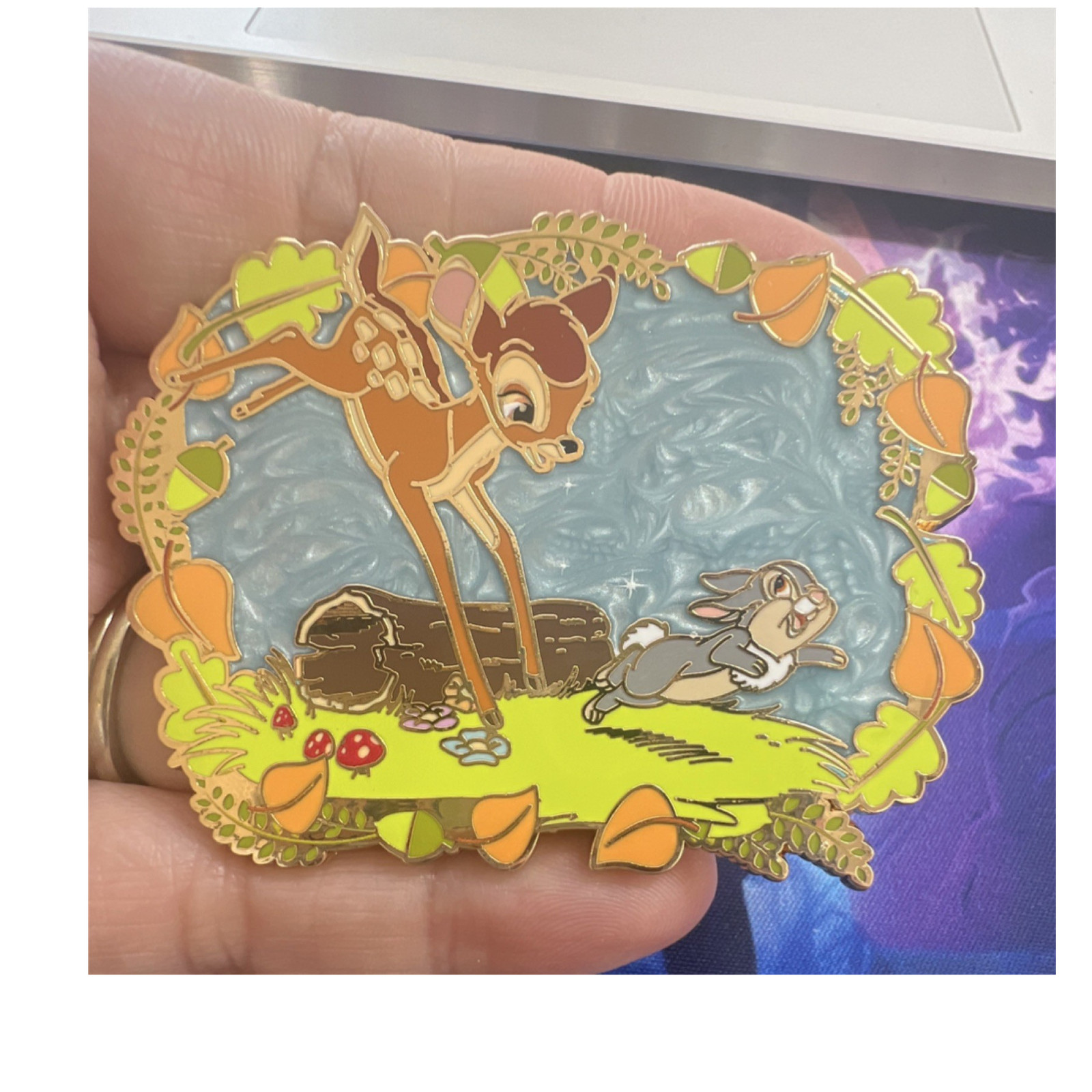 Monogram International Disney Bambi Pin 2026 MYSTERY PACK BAMBI AND THUMPER PALM