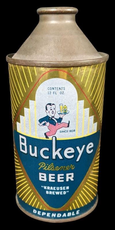 Buckeye Pilsener Beer of Toledo DIECUT Sign 36